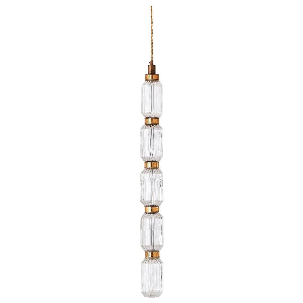 Plafonnier avec verre Pyrex en ambre-Smodek, bronze décoratif ou chrome