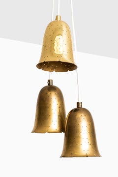 Ceiling Lamps in Brass Produced by Boréns in Sweden
