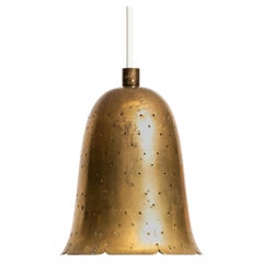 Ceiling Lamps in Brass Produced by Boréns in Sweden