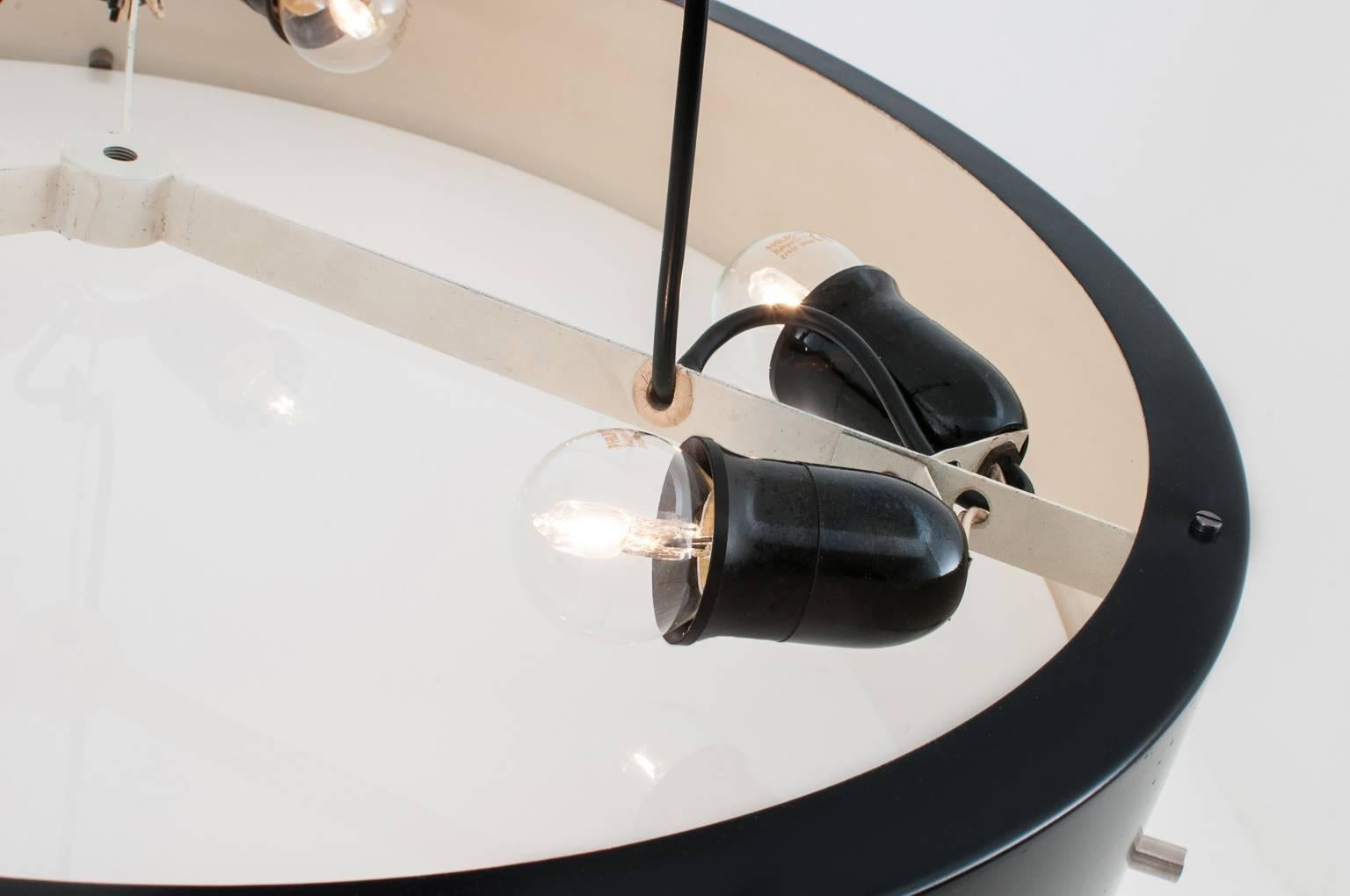 Lacquered Ceiling Light '1090' by Bruno Gatta for Stilnovo