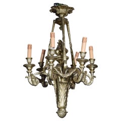 Luce a soffitto. Bronzo. XX secolo.