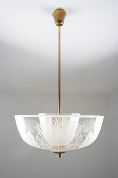 Ceiling Light by Bo Notini for Glössner, Sweden, 1940s