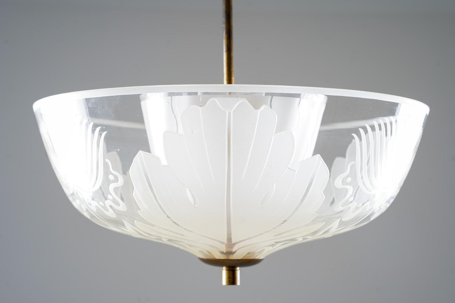 Svedese Plafoniera di Bo Notini per Glössner, Svezia, anni '40 in vendita