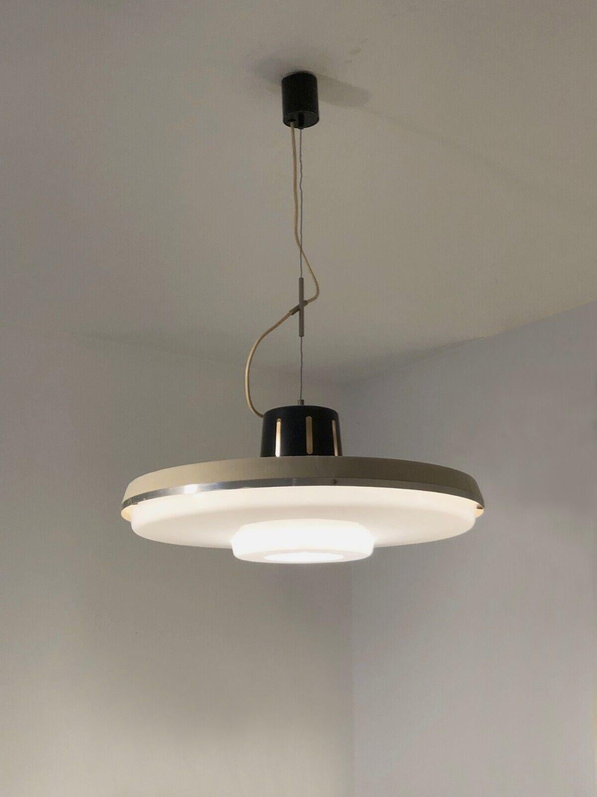 A MID-CENTURY-MODERN MODERNIST SPACE-AGE Ceiling Light by STILNOVO, Italy 1960  For Sale 1