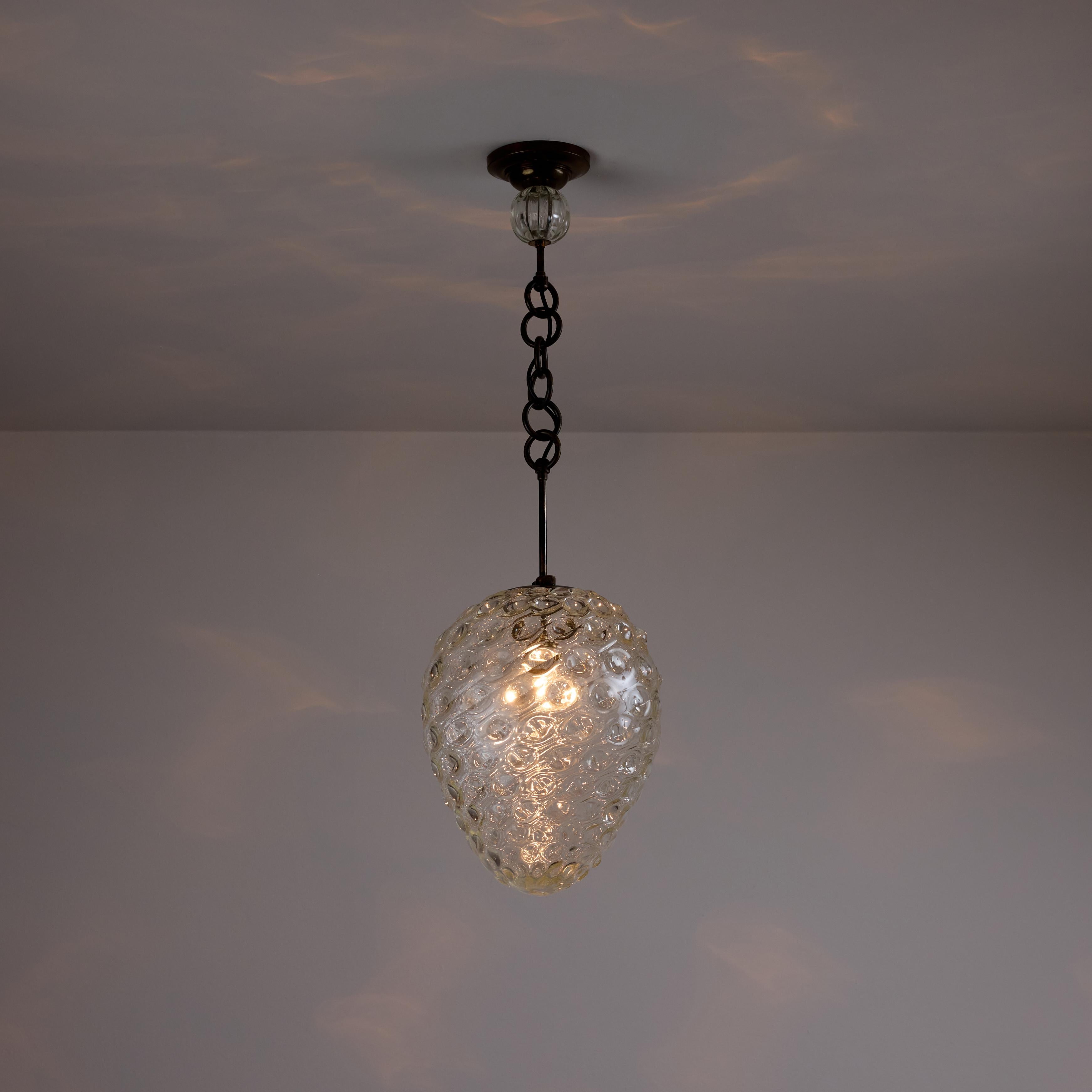Mid-Century Modern Ceiling Light by Flavio Poli for Seguso For Sale