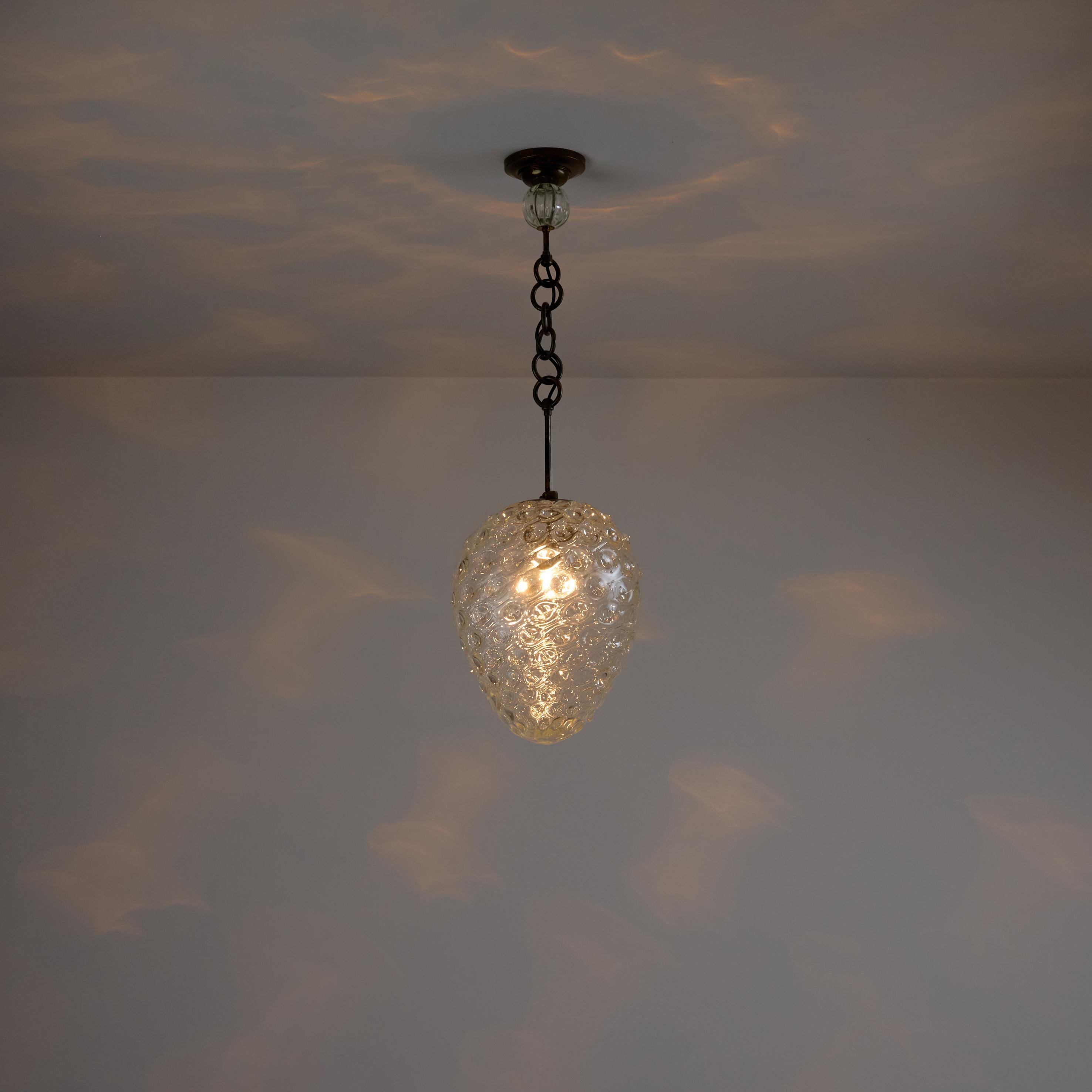 Italian Ceiling Light by Flavio Poli for Seguso For Sale
