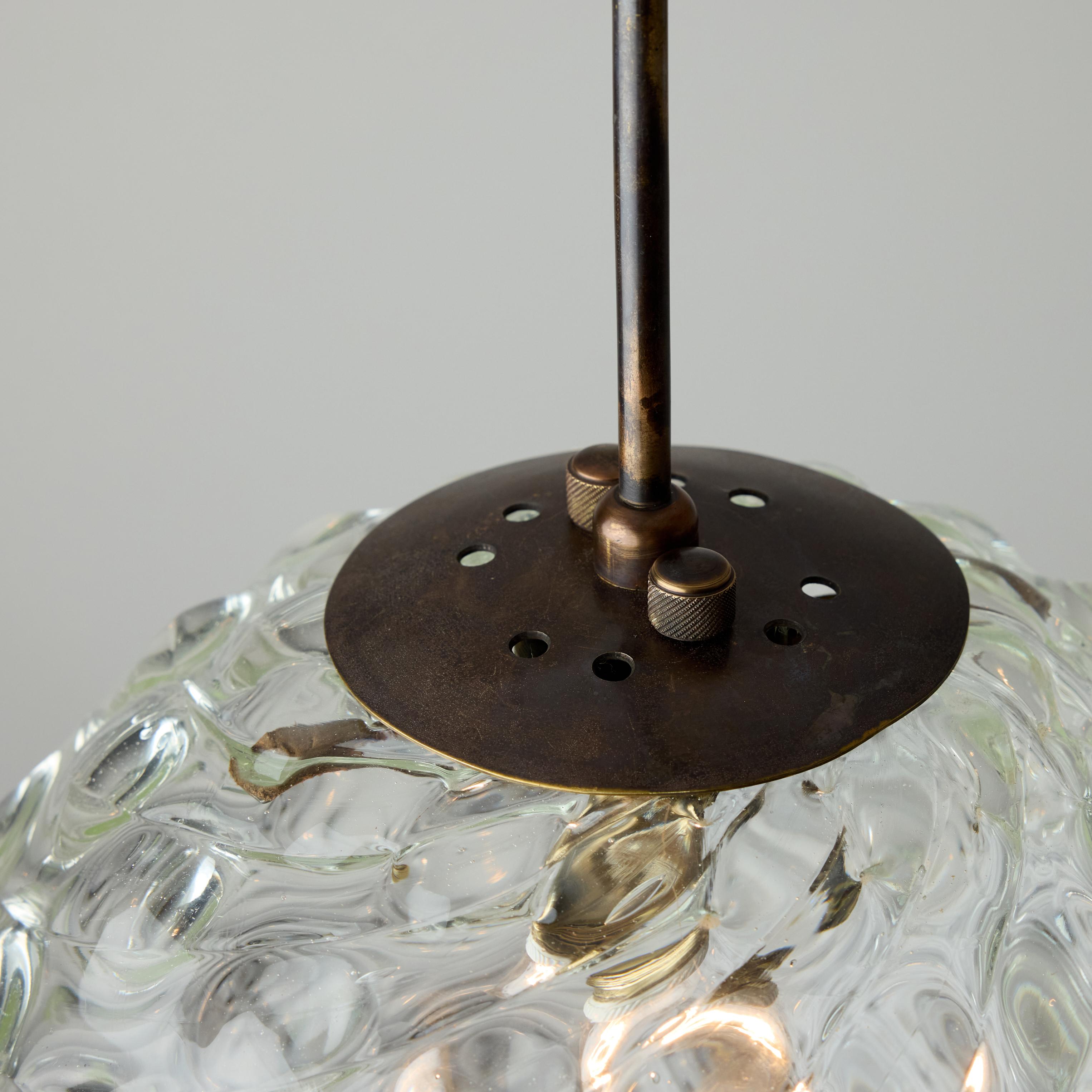 Ceiling Light by Flavio Poli for Seguso For Sale 1