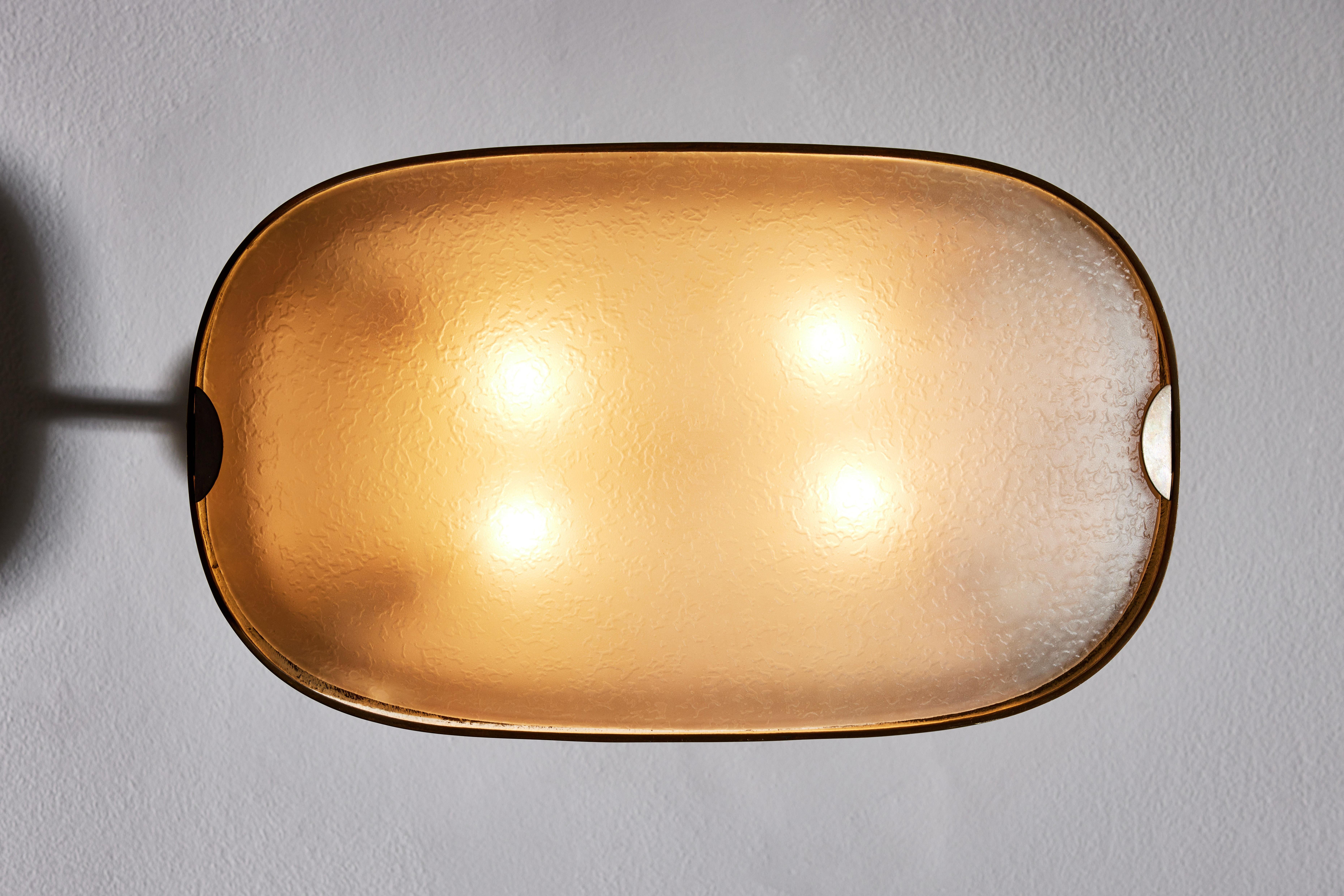 Brass Ceiling Light by Fontana Arte