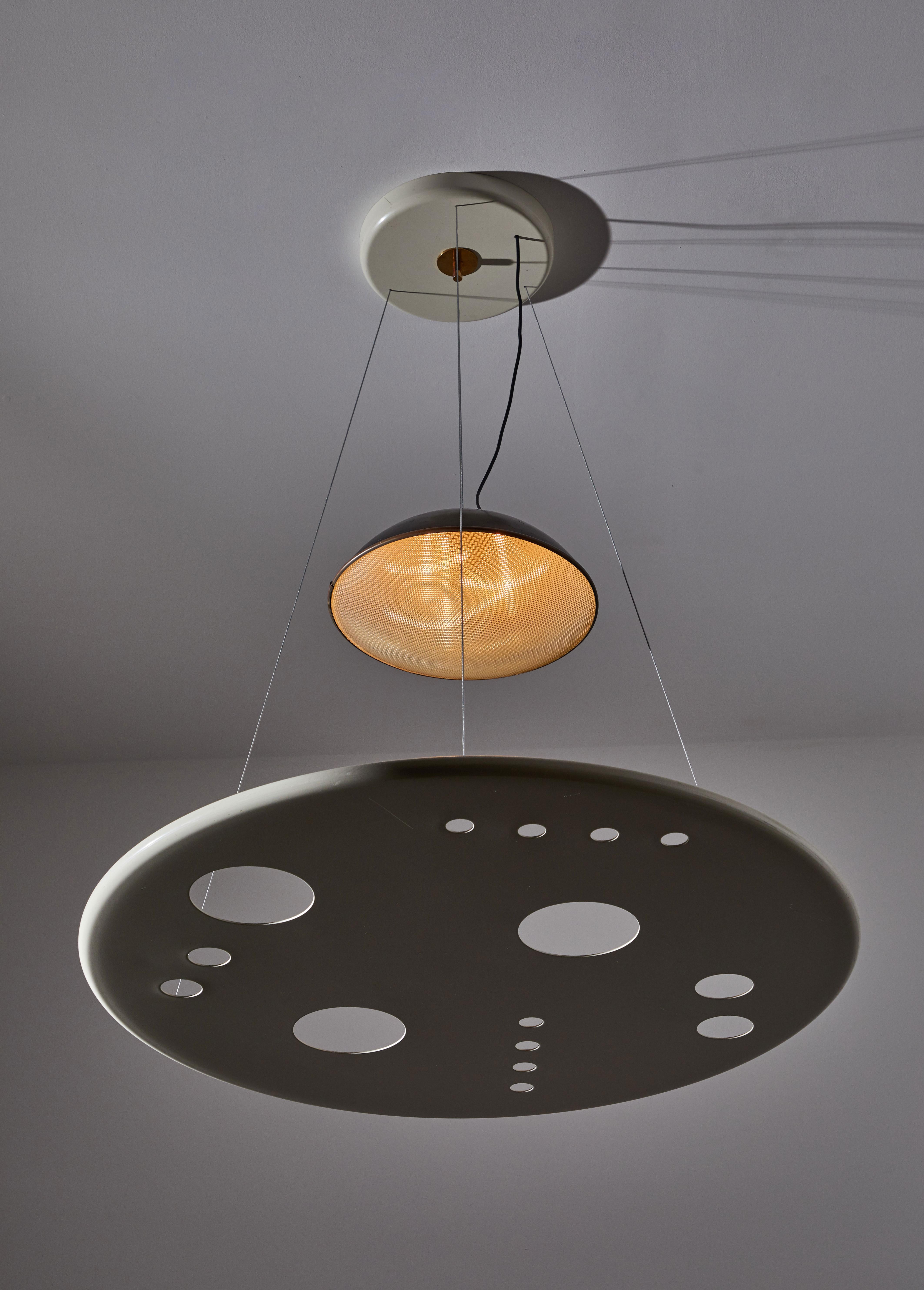 Italian Rare Ceiling Light by Giovanni Corradini & Giancarlo Simonetti For Sale