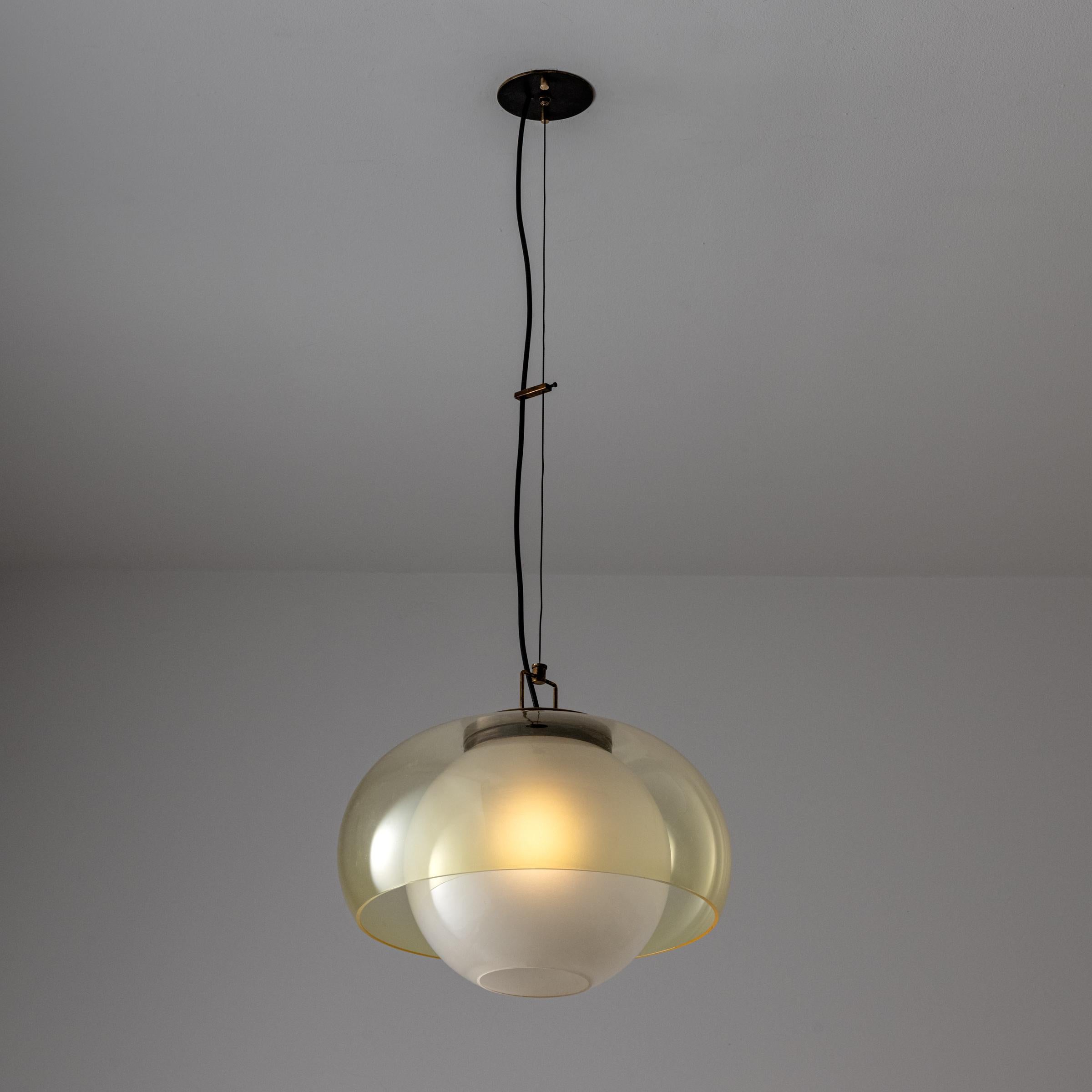Italian Ceiling Light by Giuseppe Ostuni for Oluce