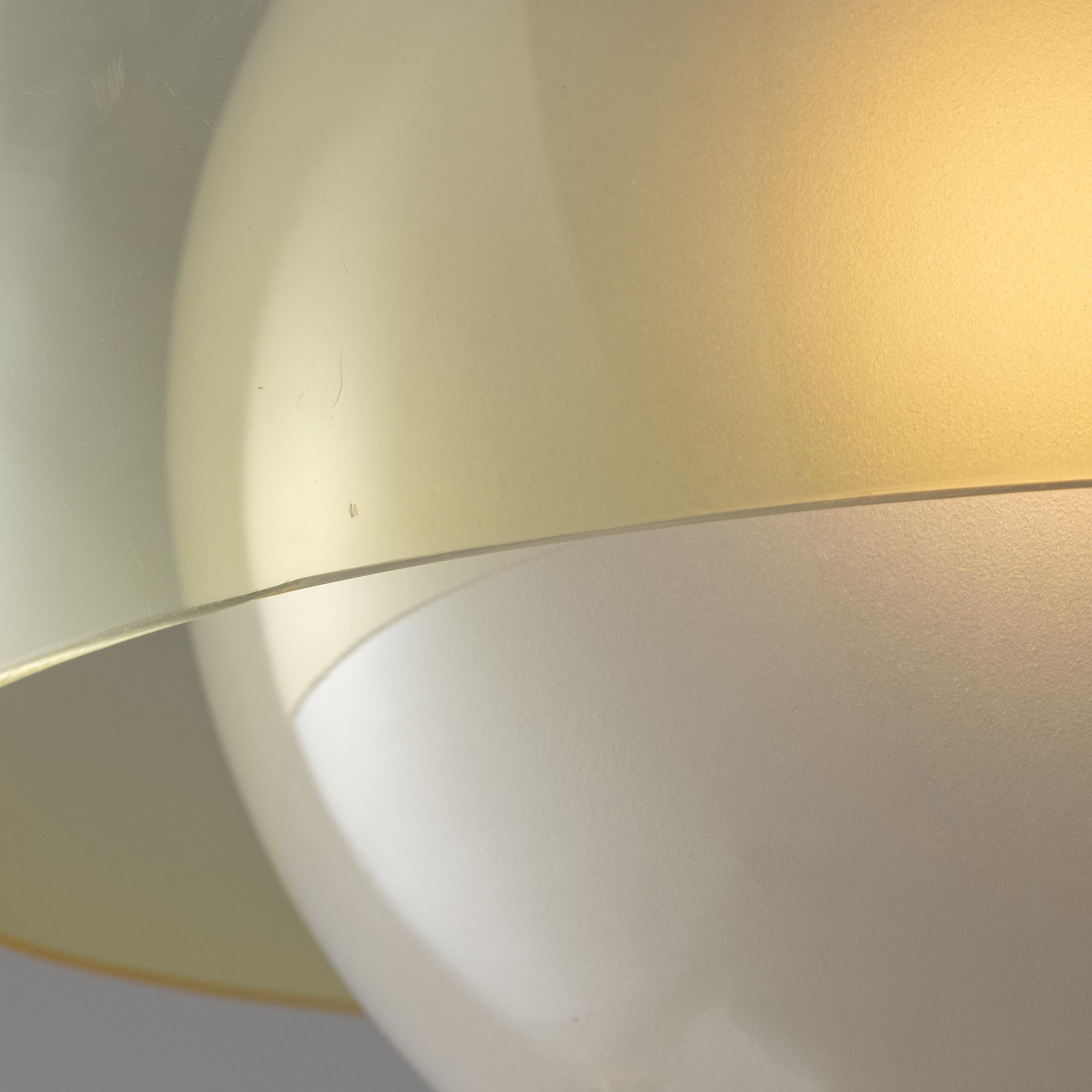 Frosted Ceiling Light by Giuseppe Ostuni for Oluce