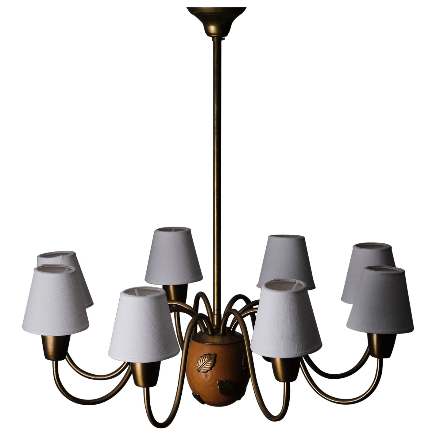 Ceiling light by Hans Bergström for Ateljé Lyktan, Sweden, 1940s