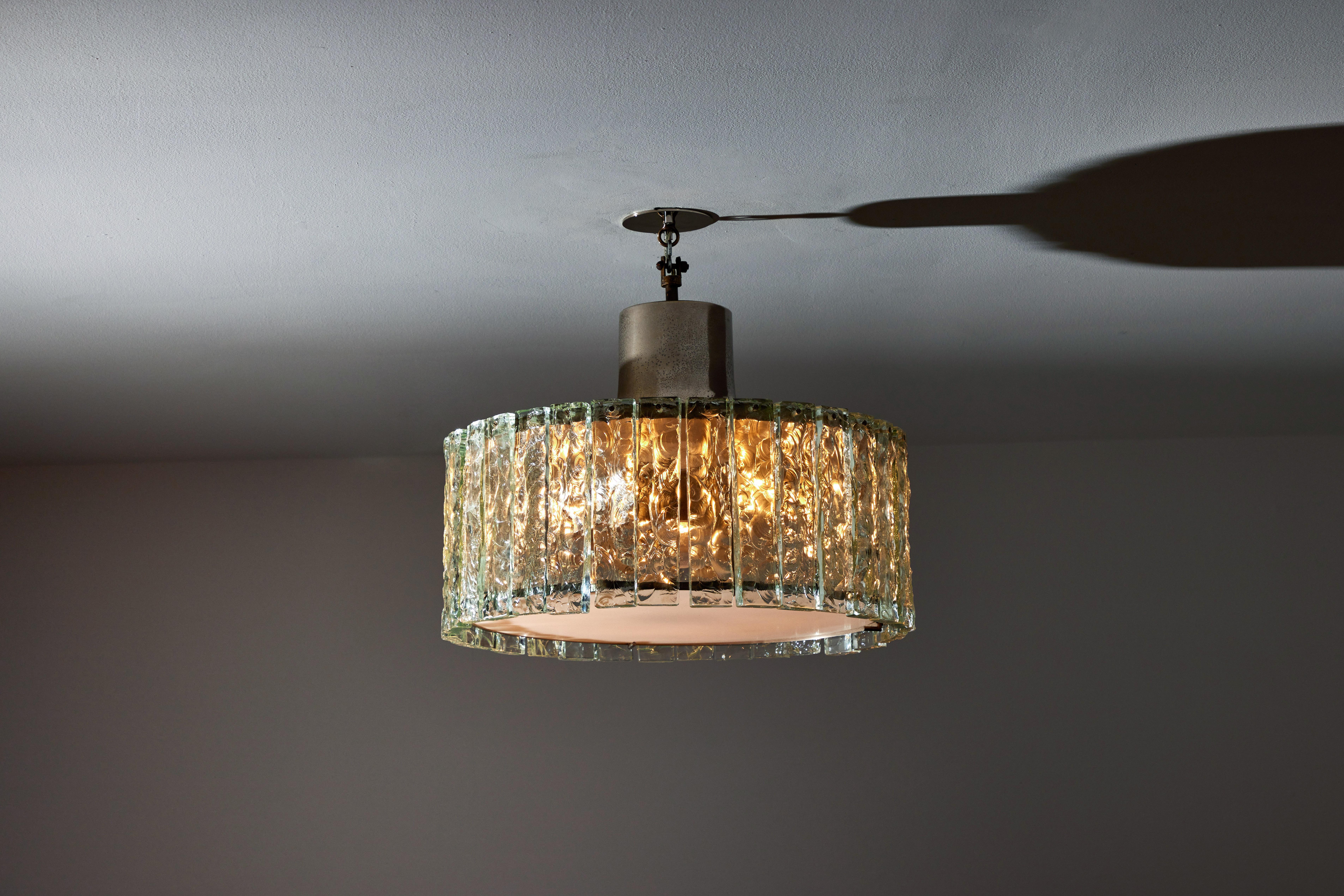 Mid-Century Modern Ceiling Light by Max Ingrand for Fontana Arte For Sale