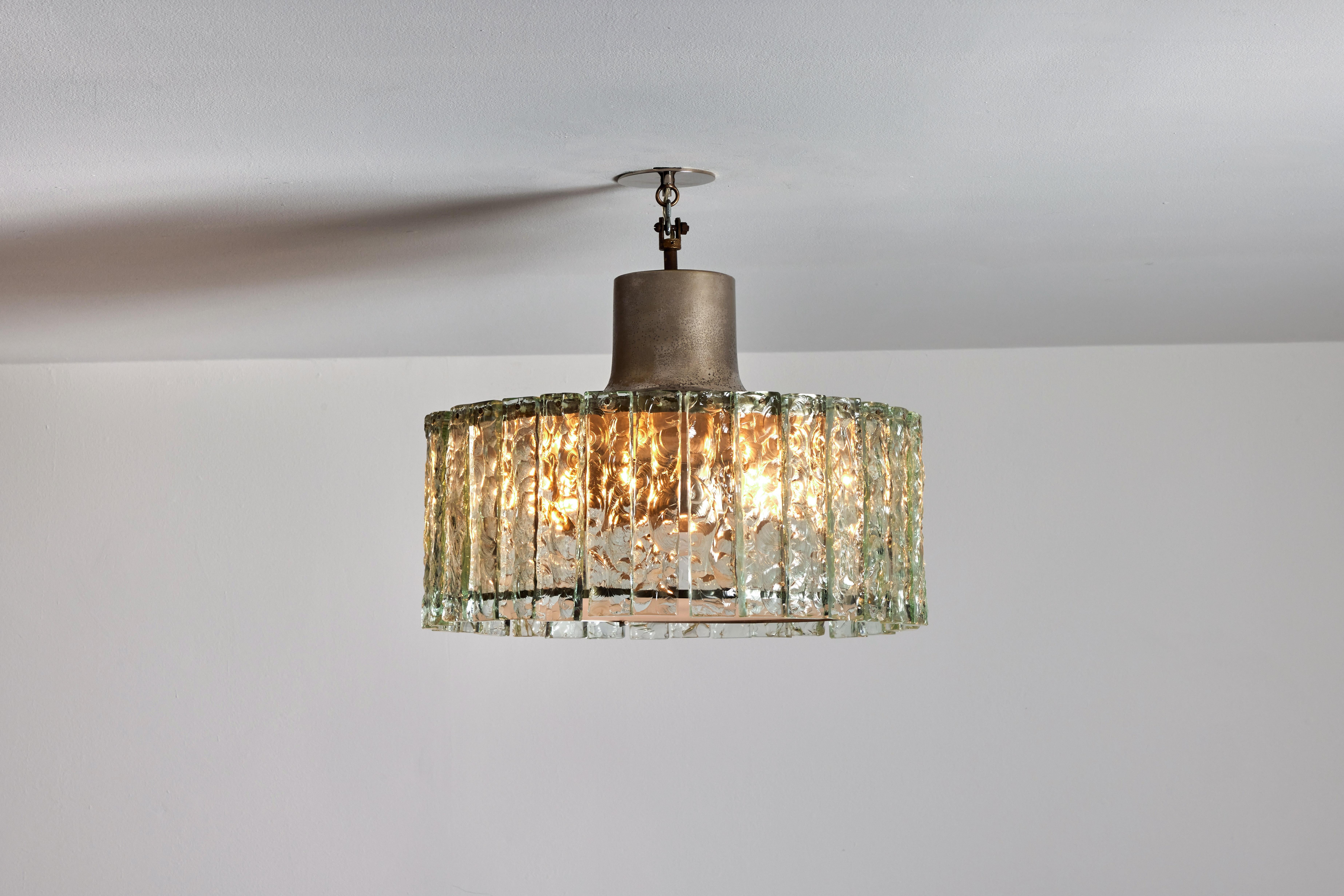 Ceiling Light by Max Ingrand for Fontana Arte In Good Condition For Sale In Los Angeles, CA