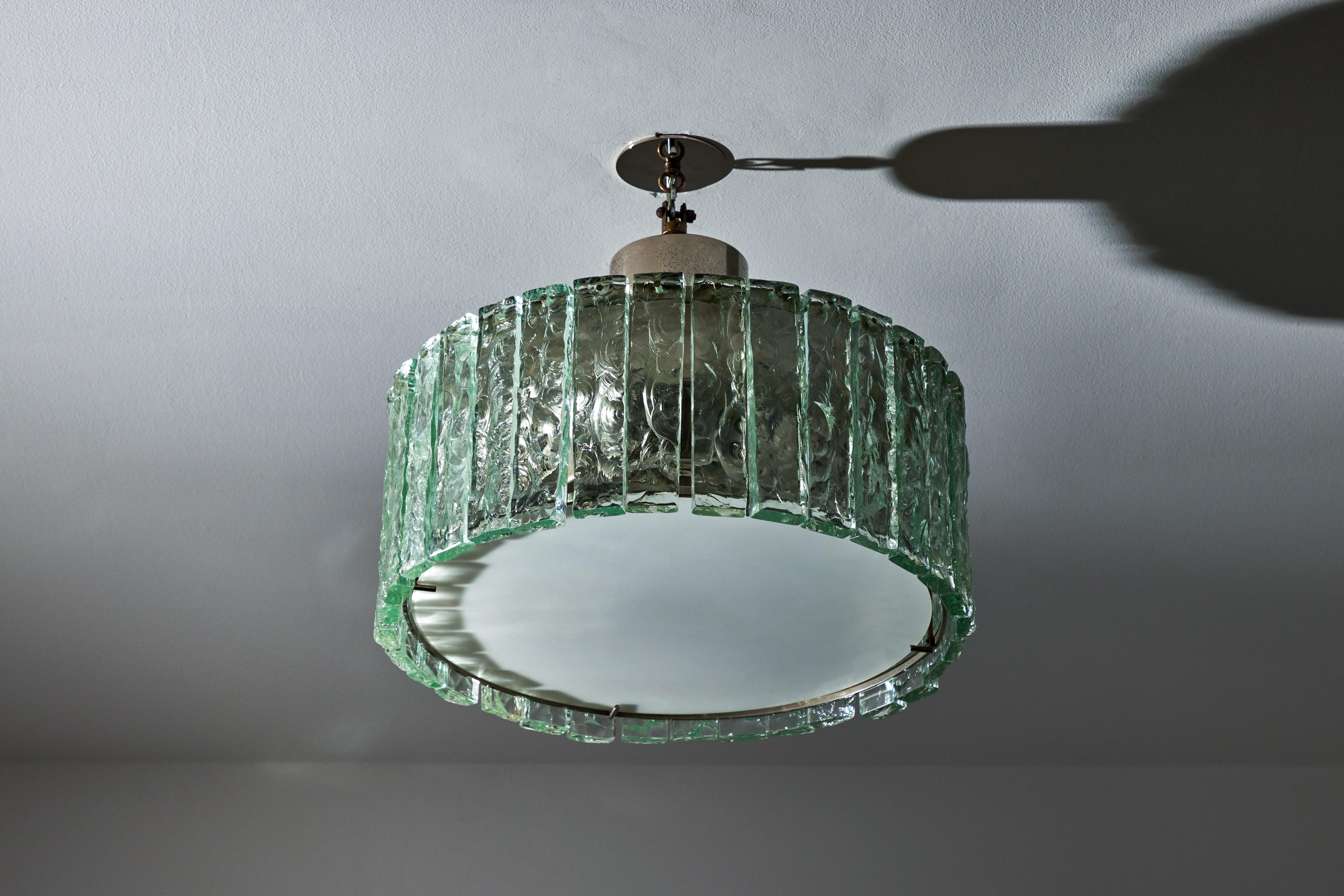 Mid-20th Century Ceiling Light by Max Ingrand for Fontana Arte For Sale