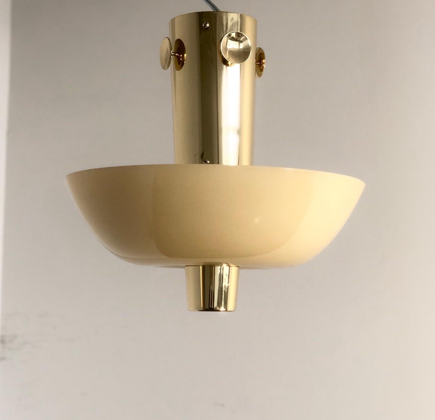 Finnish Ceiling Light by Paavo Tynell, Model 9052  For Sale