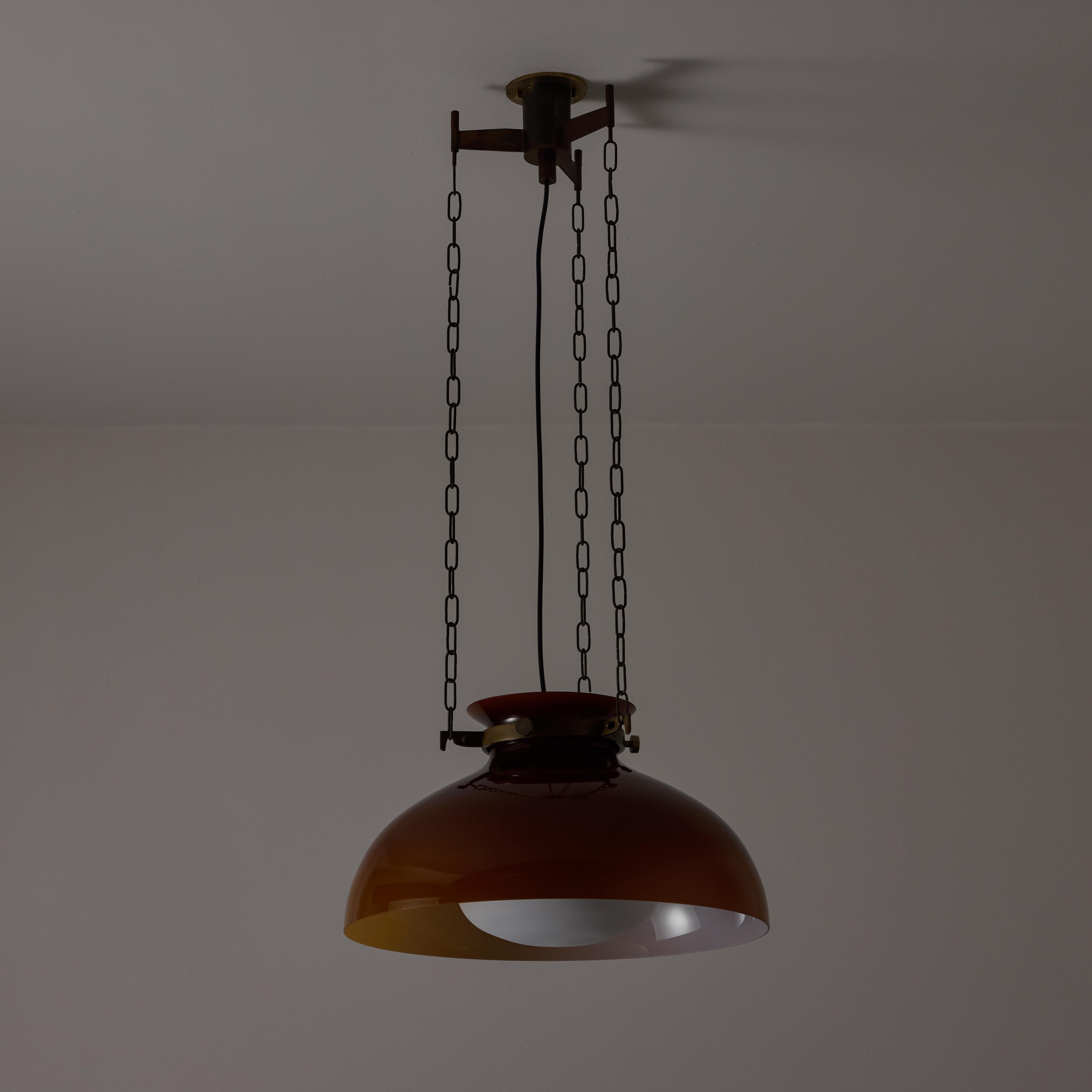 Mid-Century Modern Ceiling Light by Paolo Caliari for Venini
