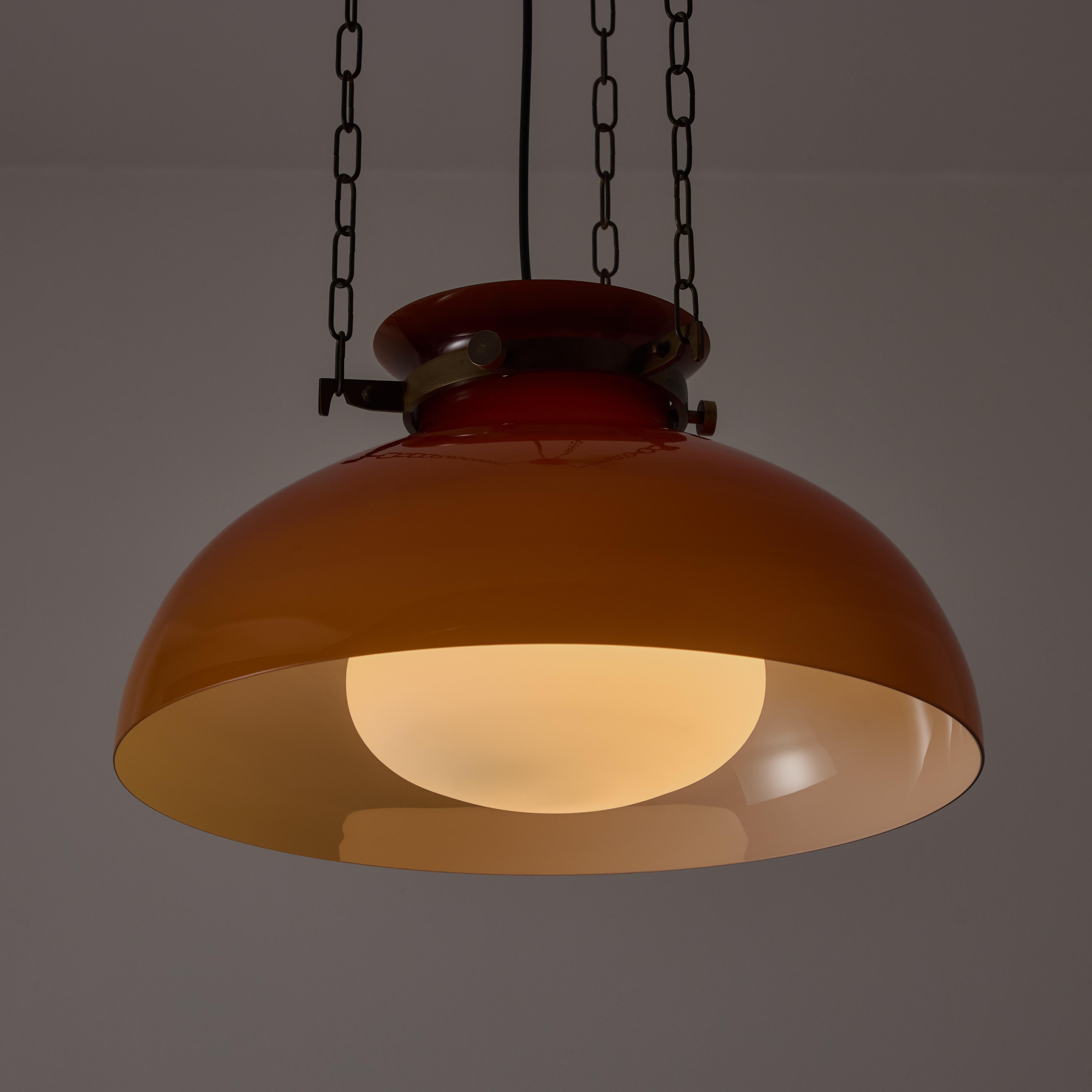 Patinated Ceiling Light by Paolo Caliari for Venini