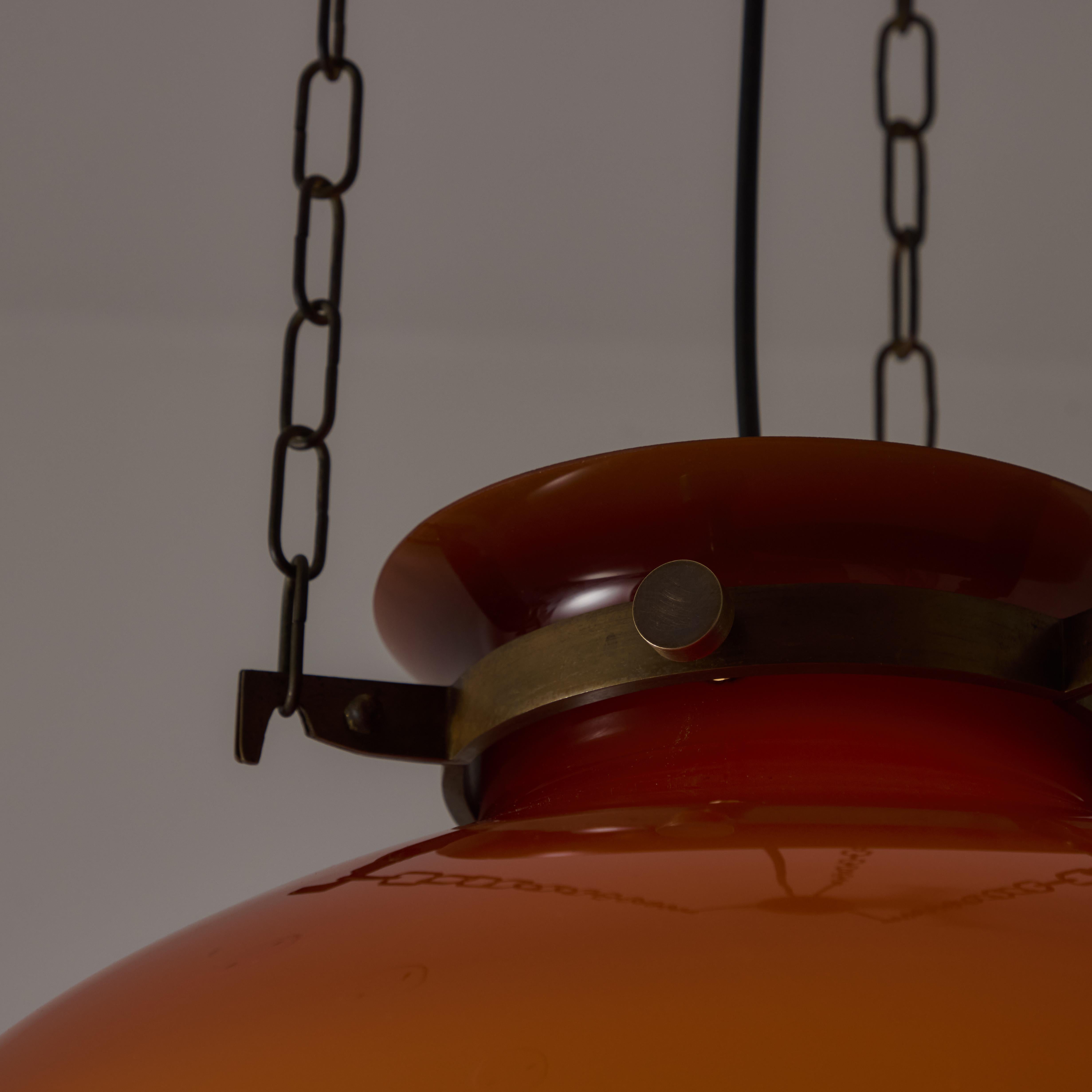 Ceiling Light by Paolo Caliari for Venini In Good Condition In Los Angeles, CA
