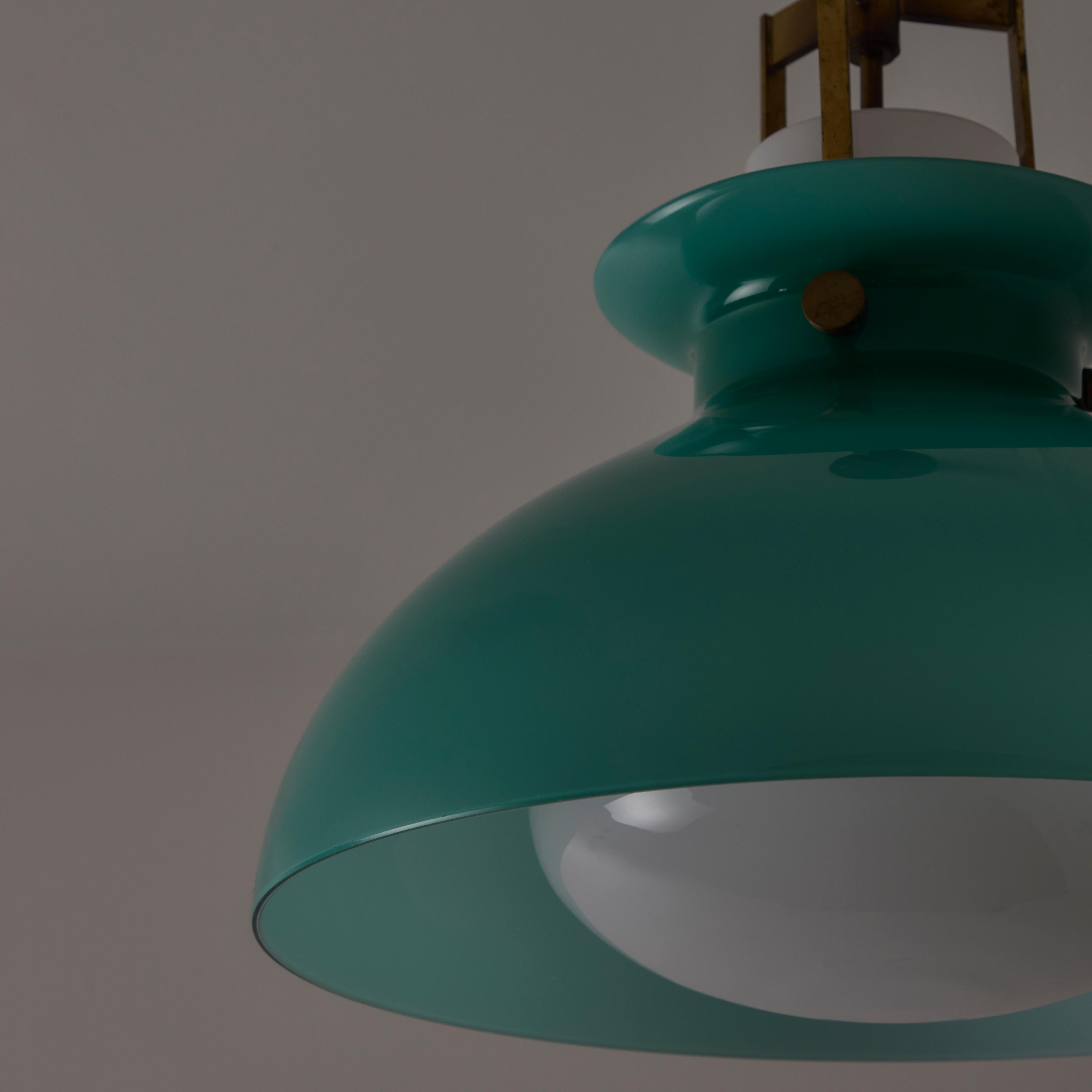 Brass Ceiling Light by Paolo Caliari for Venini For Sale