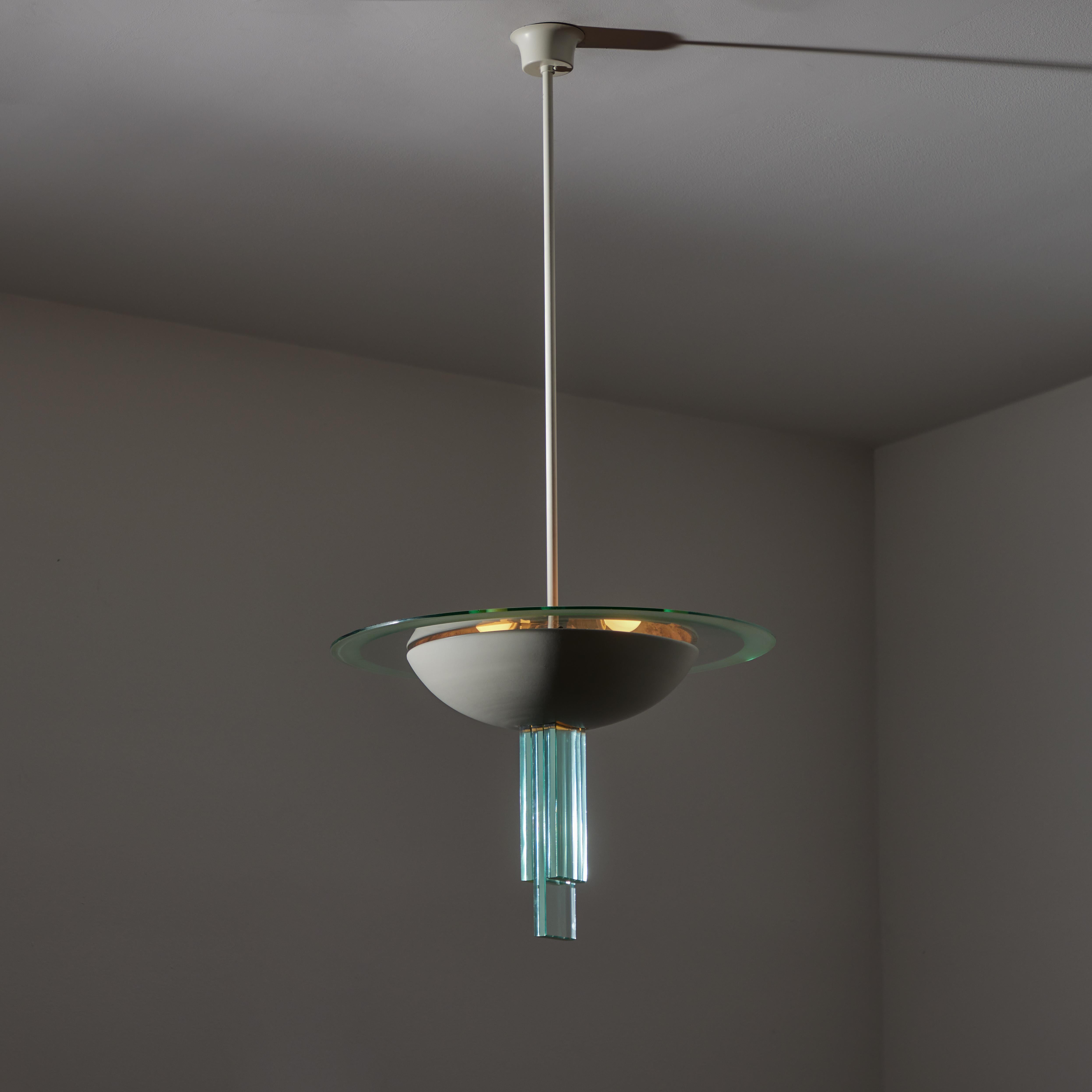 Ceiling Light by Pietro Chiesa for Fontana Arte For Sale 8