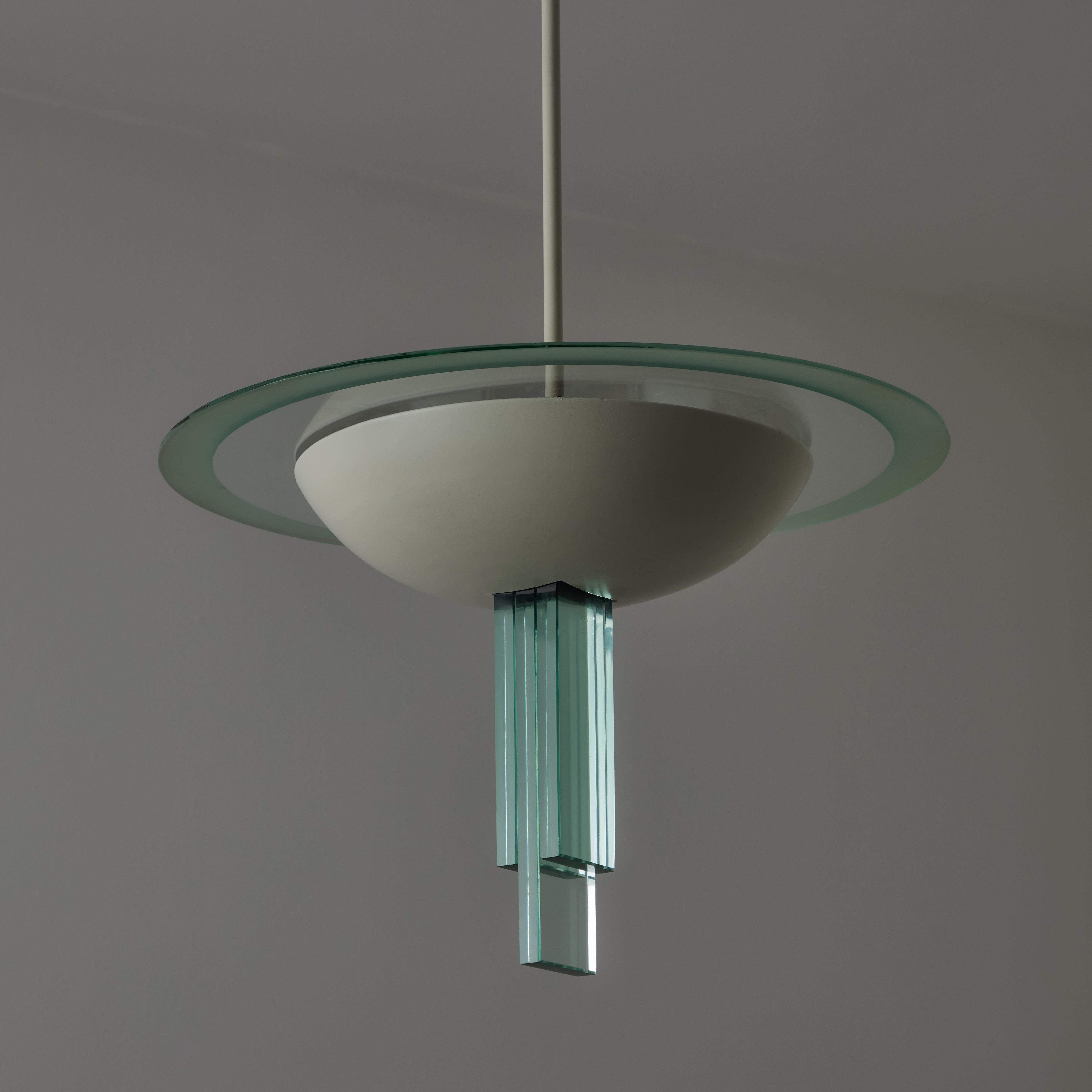 Lampada da soffitto di Pietro Chiesa per Fontana Arte In condizioni buone in vendita a Los Angeles, CA