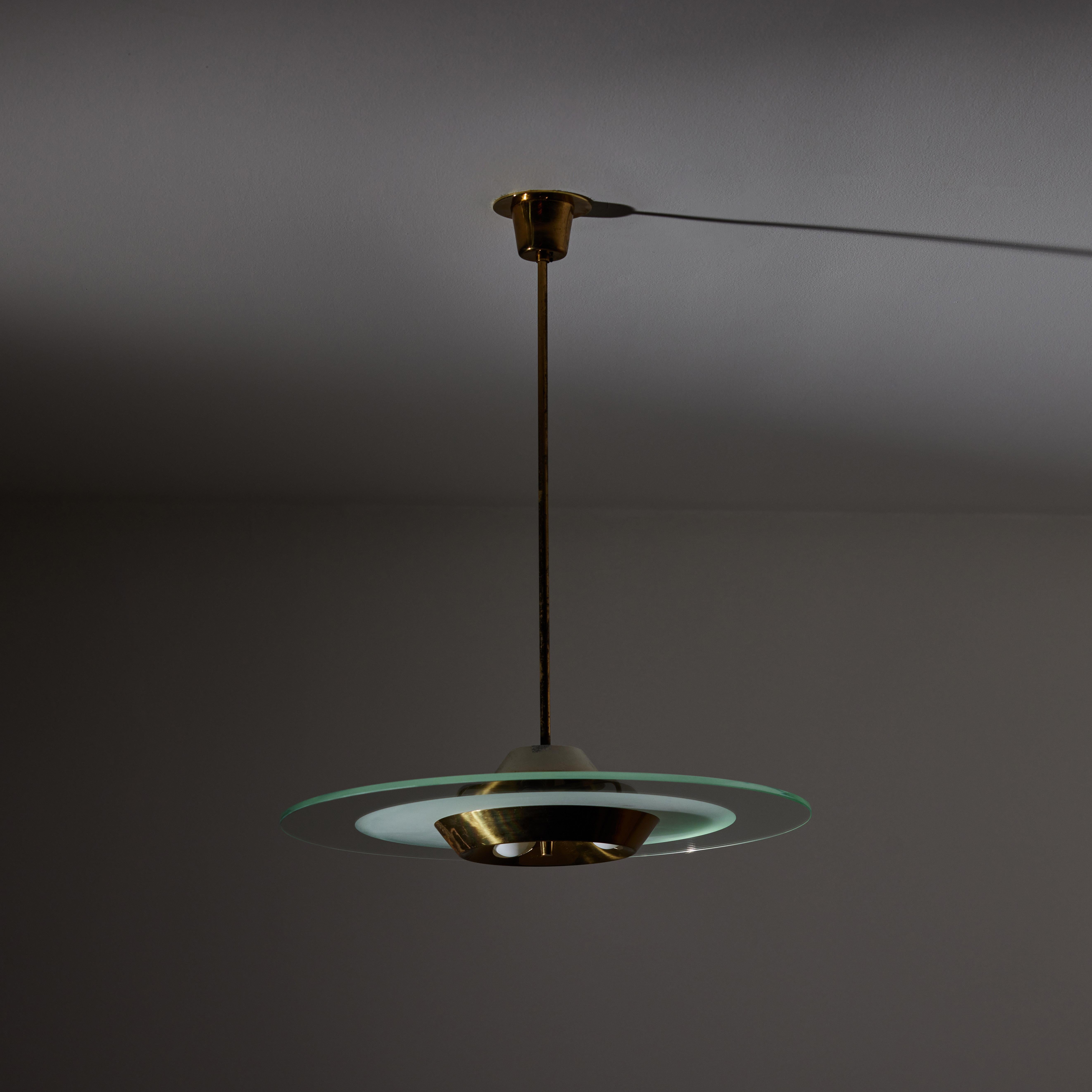 Italian Ceiling Light by Stilnovo For Sale