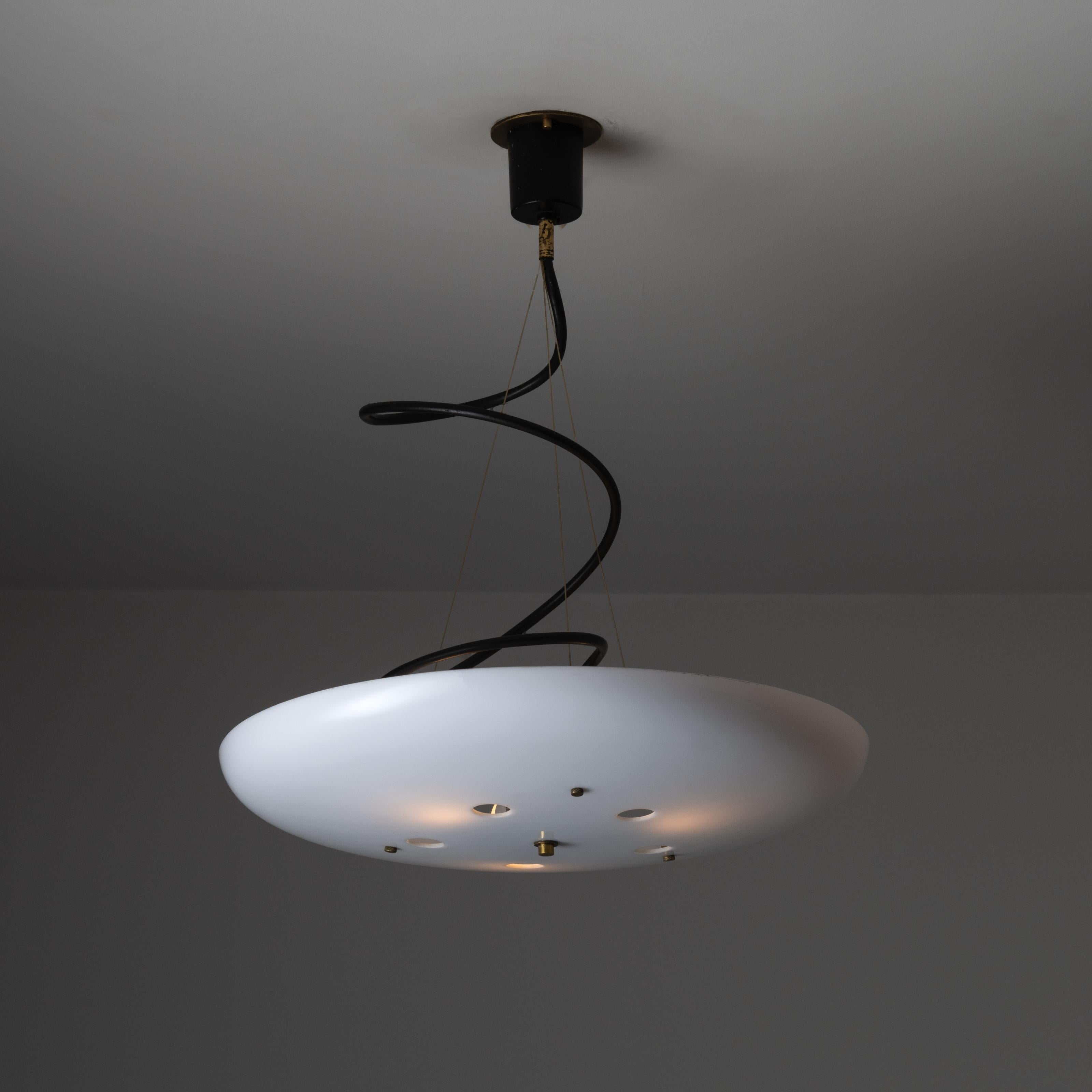 Italian Ceiling Light by Stilnovo For Sale