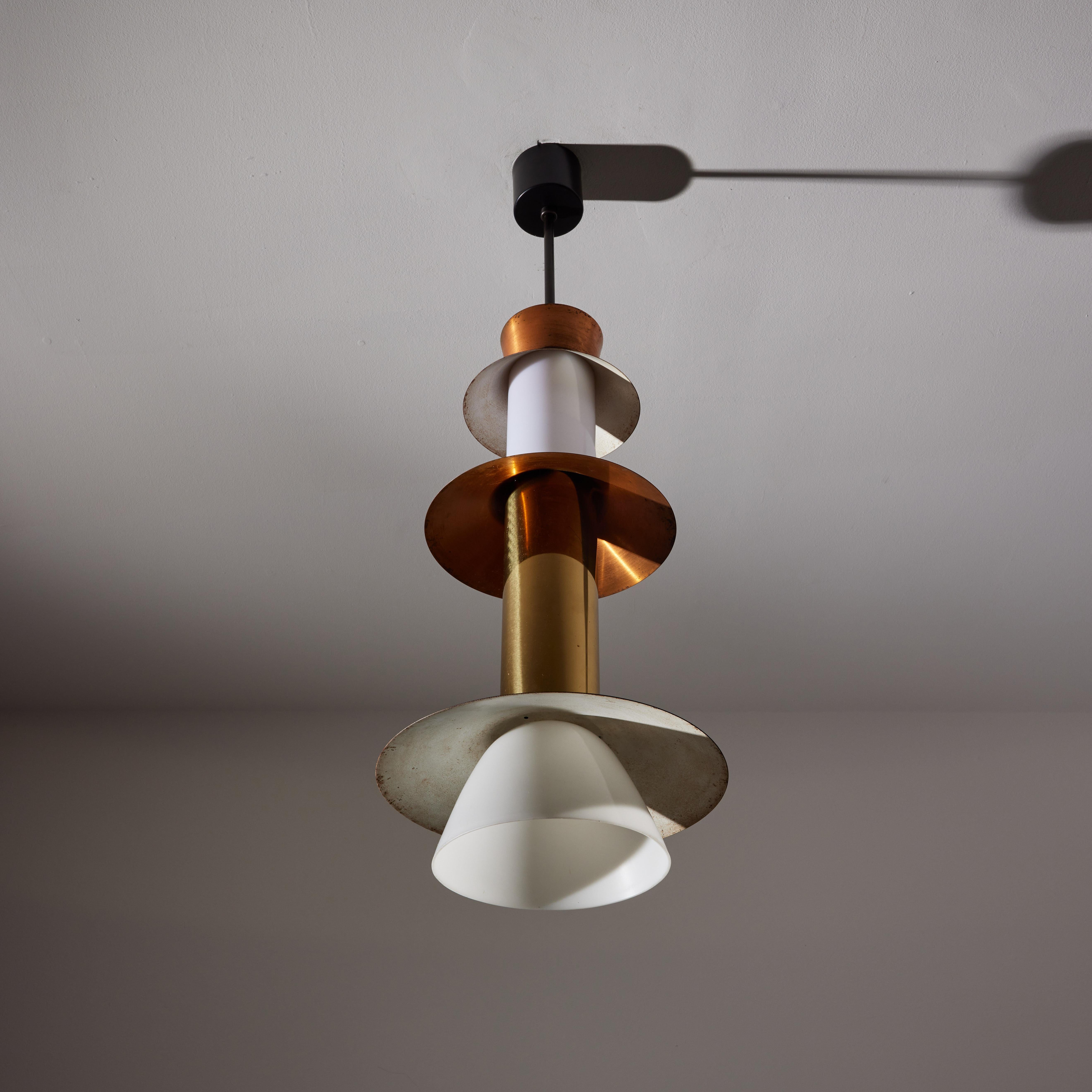 Mid-20th Century Ceiling Light in the Style of Stilnovo