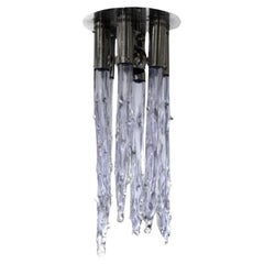 Ceiling light, chandelier, Murano glass, 1970s.