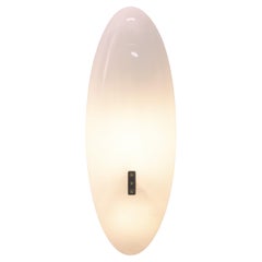 Ceiling Light Flush Mount Style Angelo Lelii Lucite Brass, Italy 1960