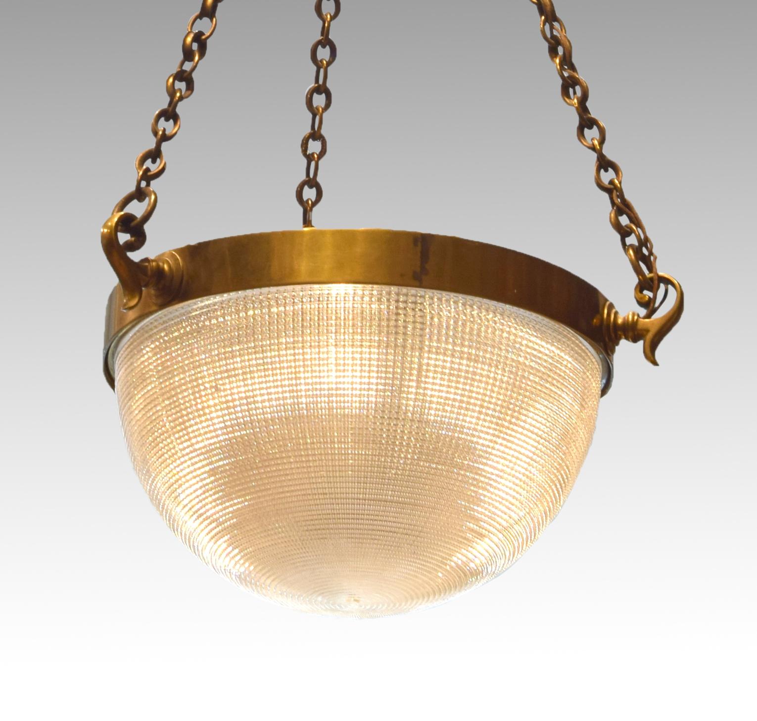Other Ceiling Light, Glass, Metal, 20th Century