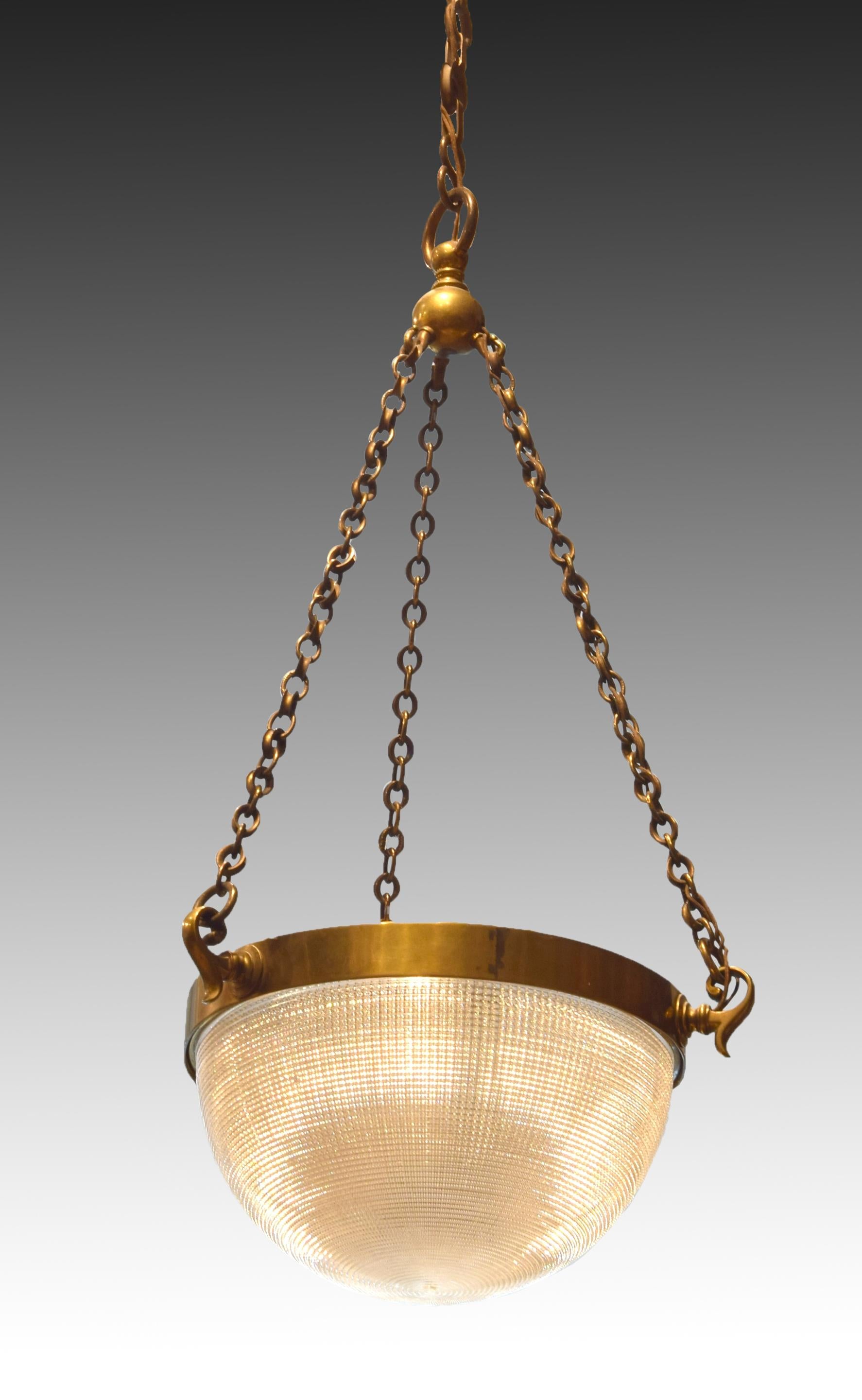 Ceiling Light, Glass, Metal, 20th Century In Fair Condition In Madrid, ES