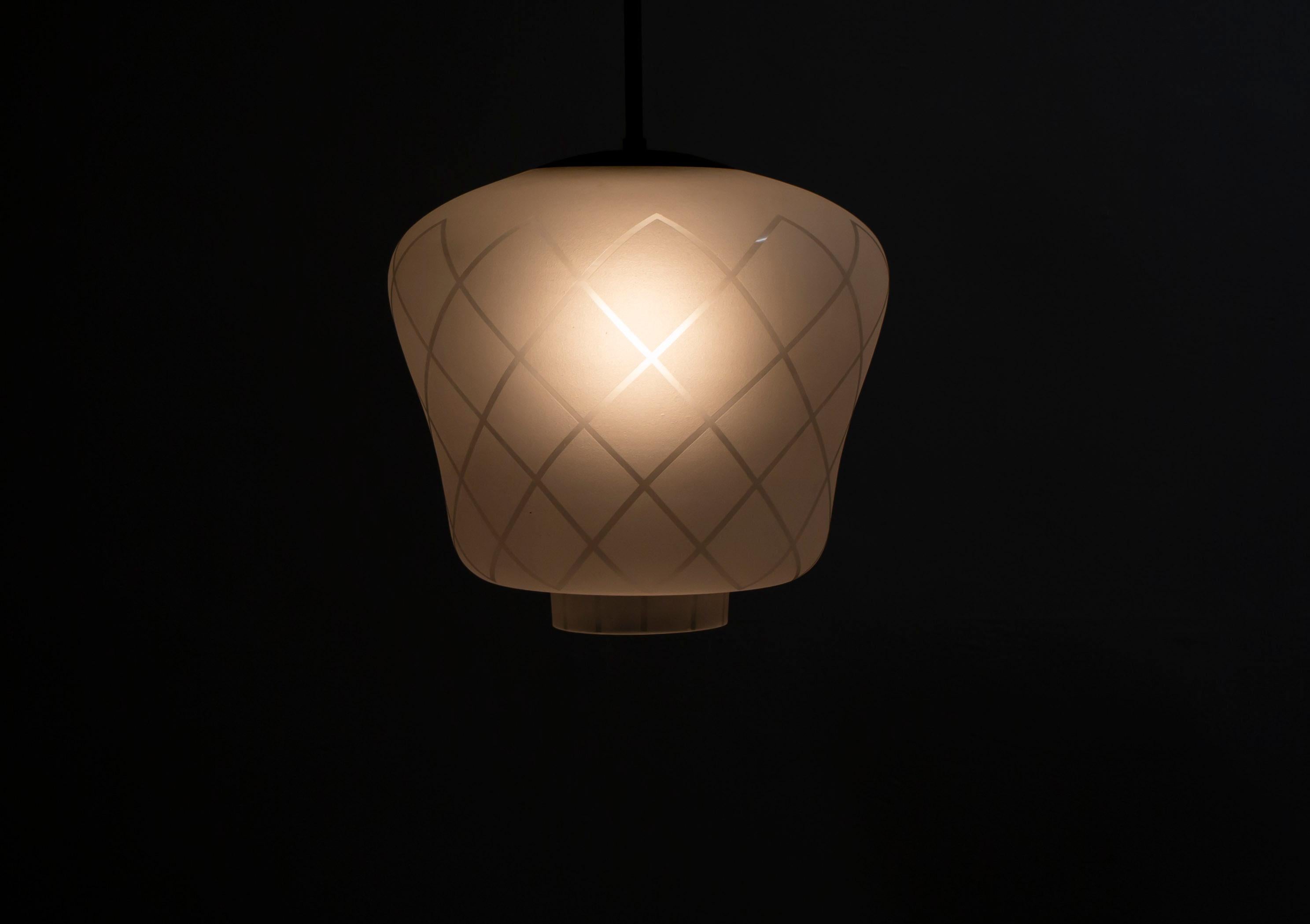 Mid-20th Century Ceiling Light in Brass by Birger Dahl for Sønnico, 1960s For Sale