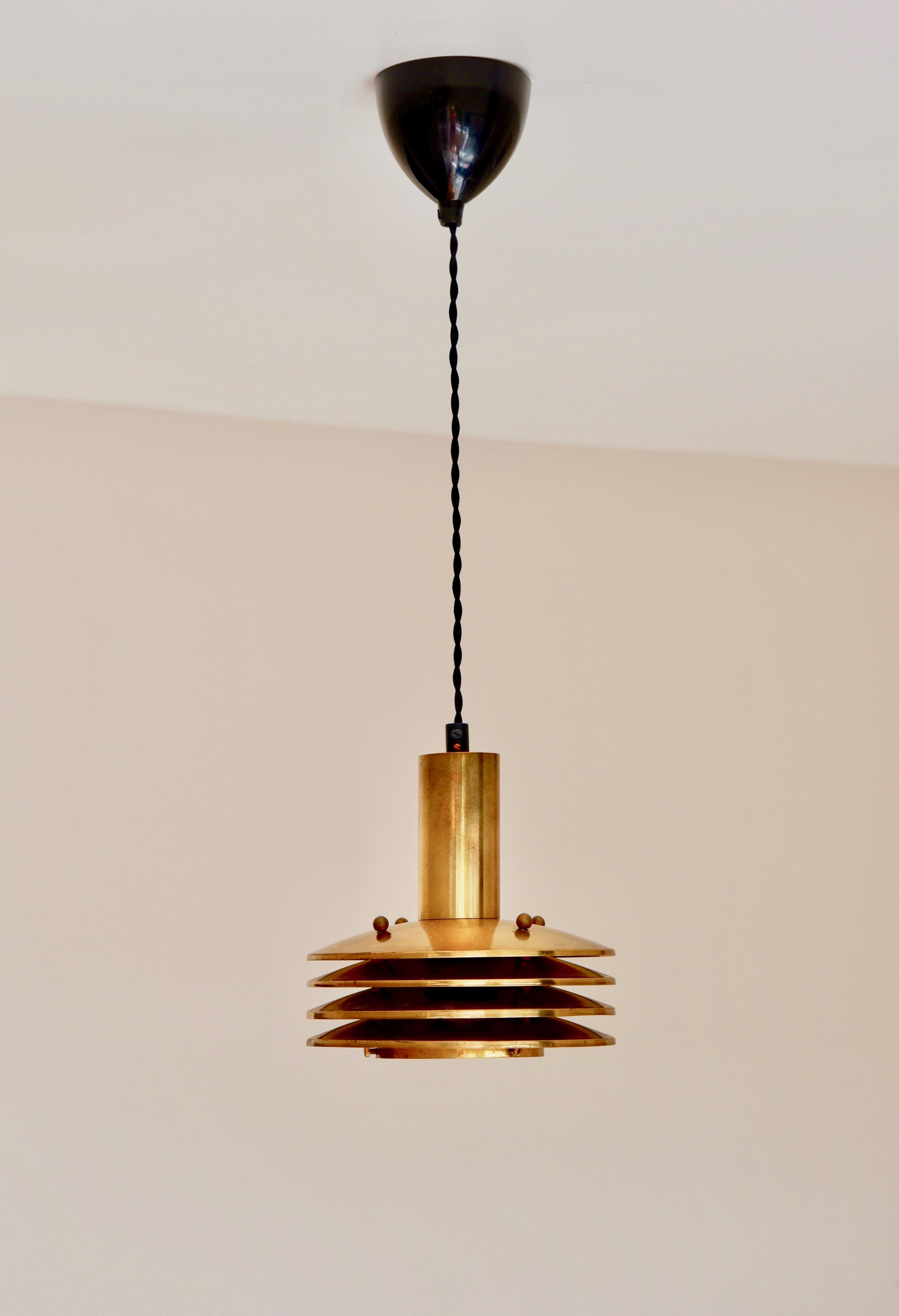 Ceiling light in brass designed by Kari Ruokonen circa 1960. 6
