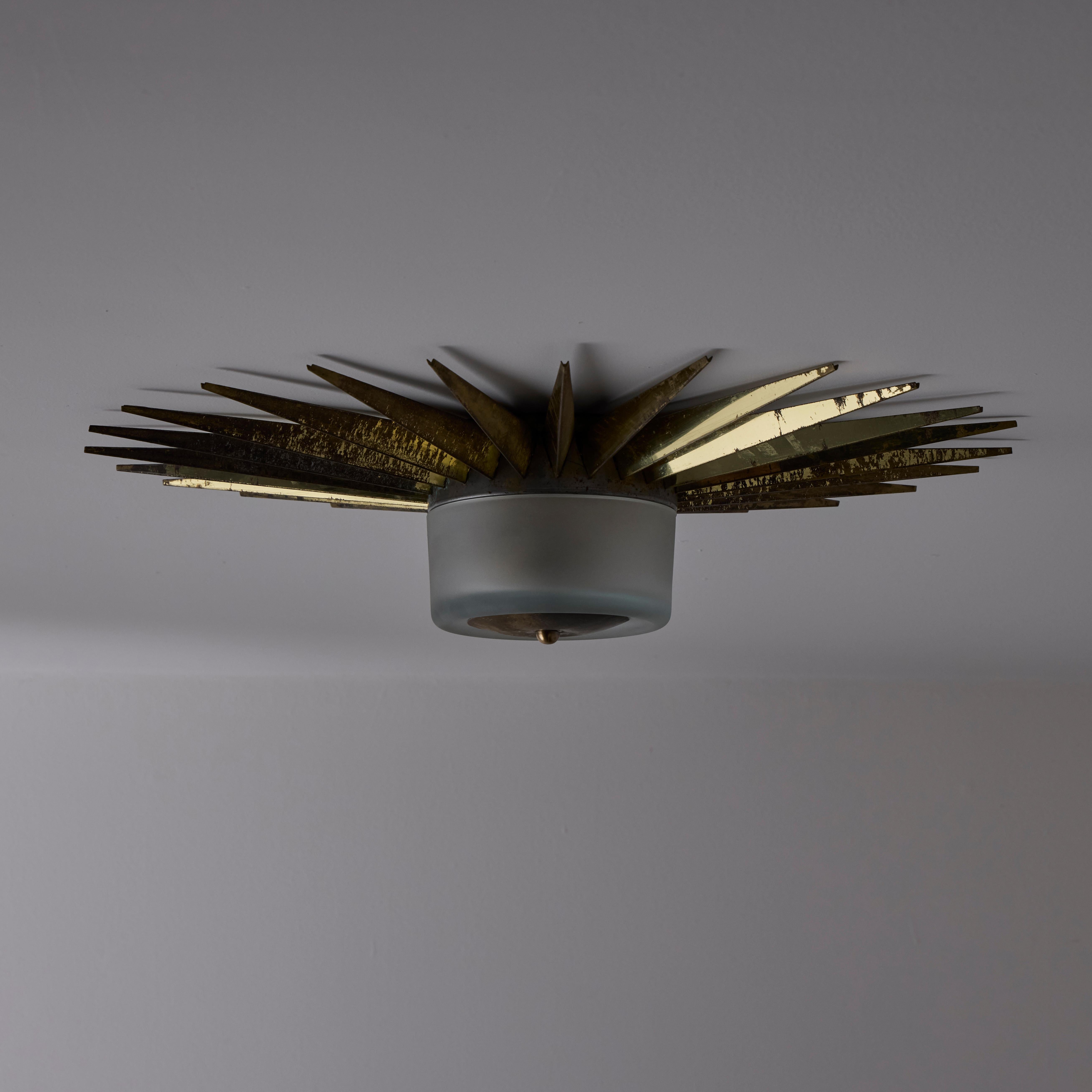 Mid-Century Modern Ceiling Light In The Style of Arredoluce For Sale