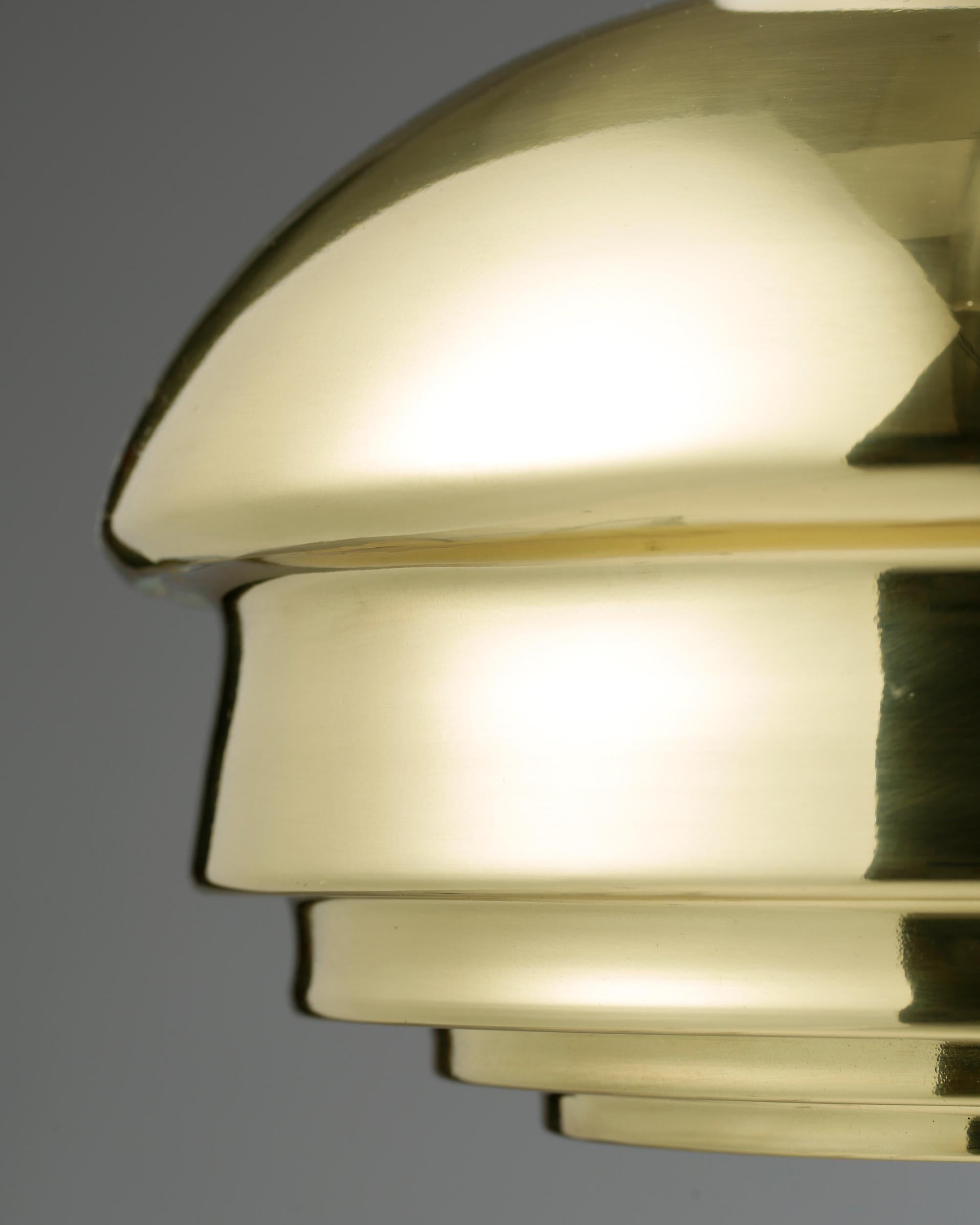 Swedish Ceiling Light Model A 335 Designed by Alvar Aalto for Valaisinpaja Oy, Finland For Sale