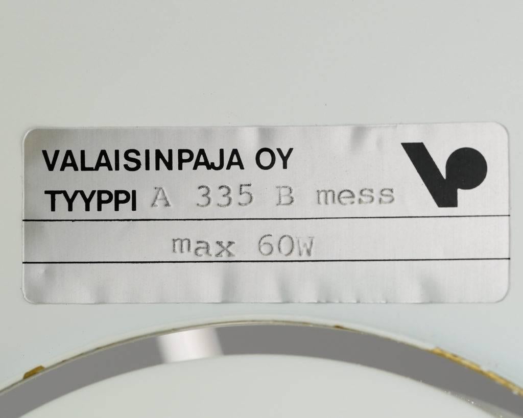 Ceiling Light Model a 335 Designed by Alvar Aalto for Valaisinpaja Oy, Finland In Excellent Condition In Stockholm, SE