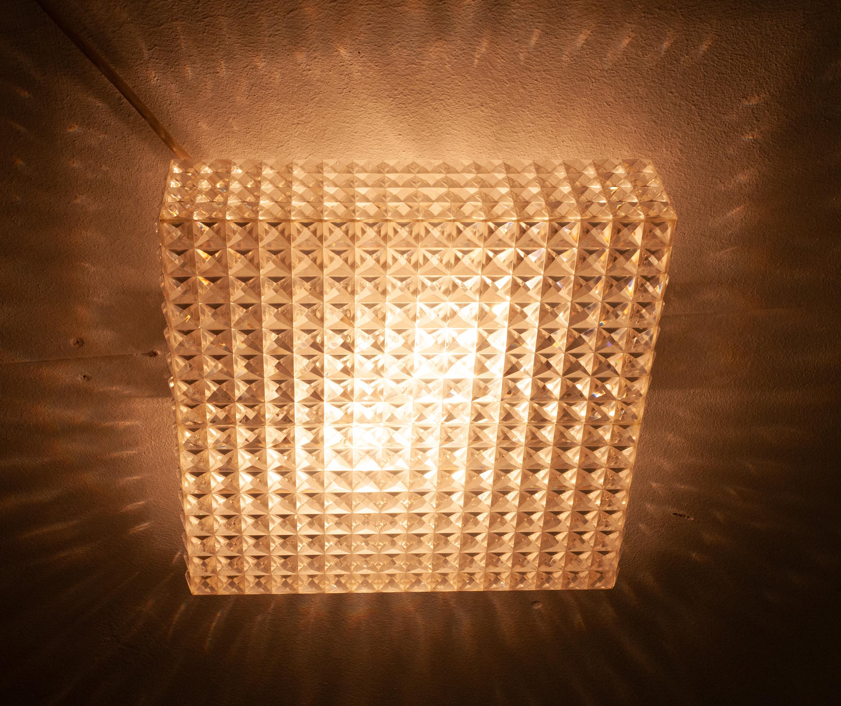 Late 20th Century Ceiling Light Model Diamant by Aloys Gangkofner for Erco, 1970s