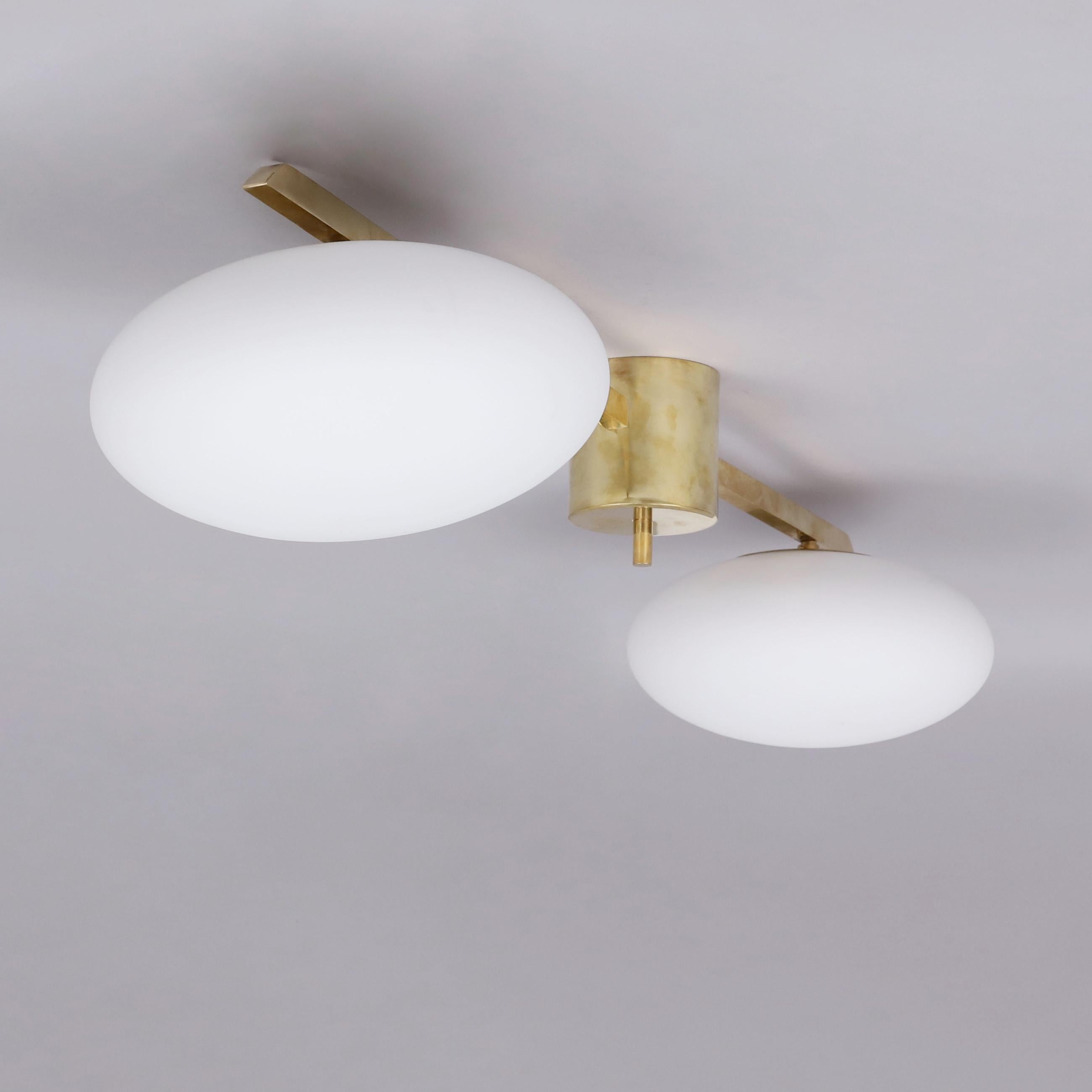 20th Century Ceiling Light in Angelo Lelli style 