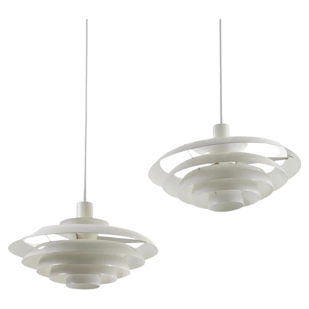 Ceiling lights by Fagerhults Ljusarmatur, 1960s.
 