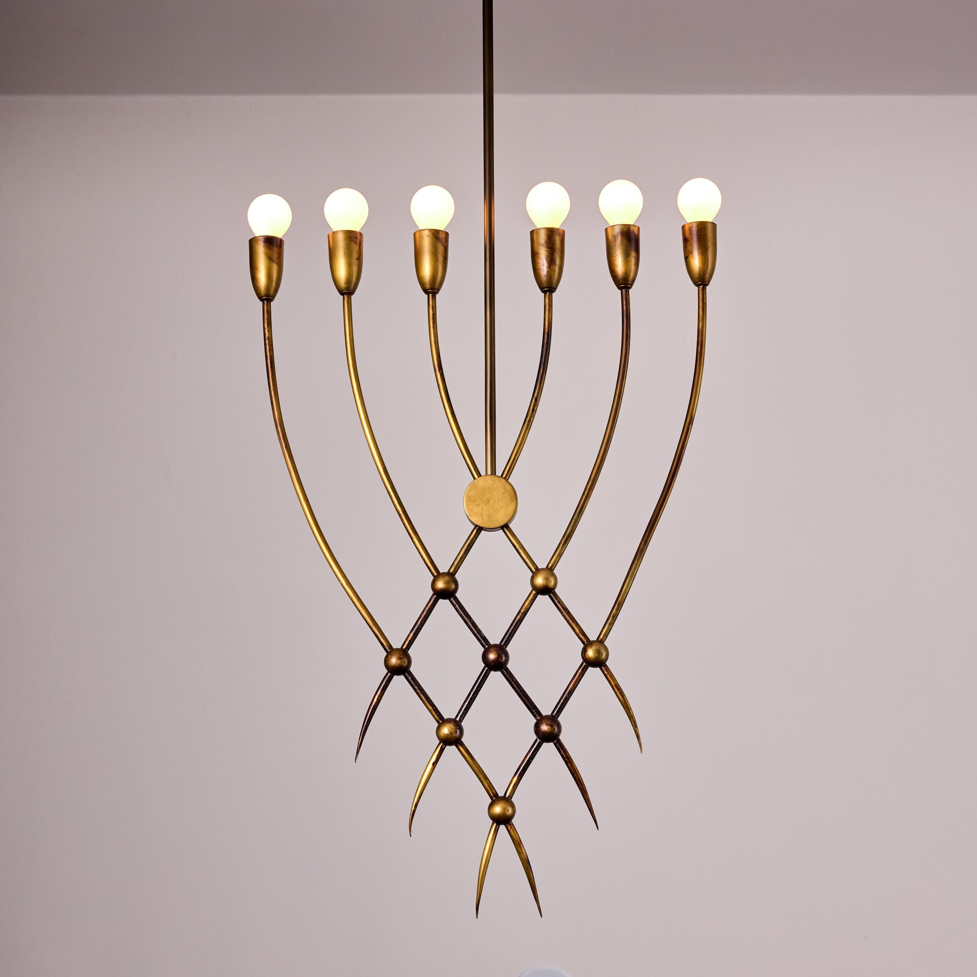 Ceiling Lights by Guglielmo Ulrich In Good Condition For Sale In Los Angeles, CA
