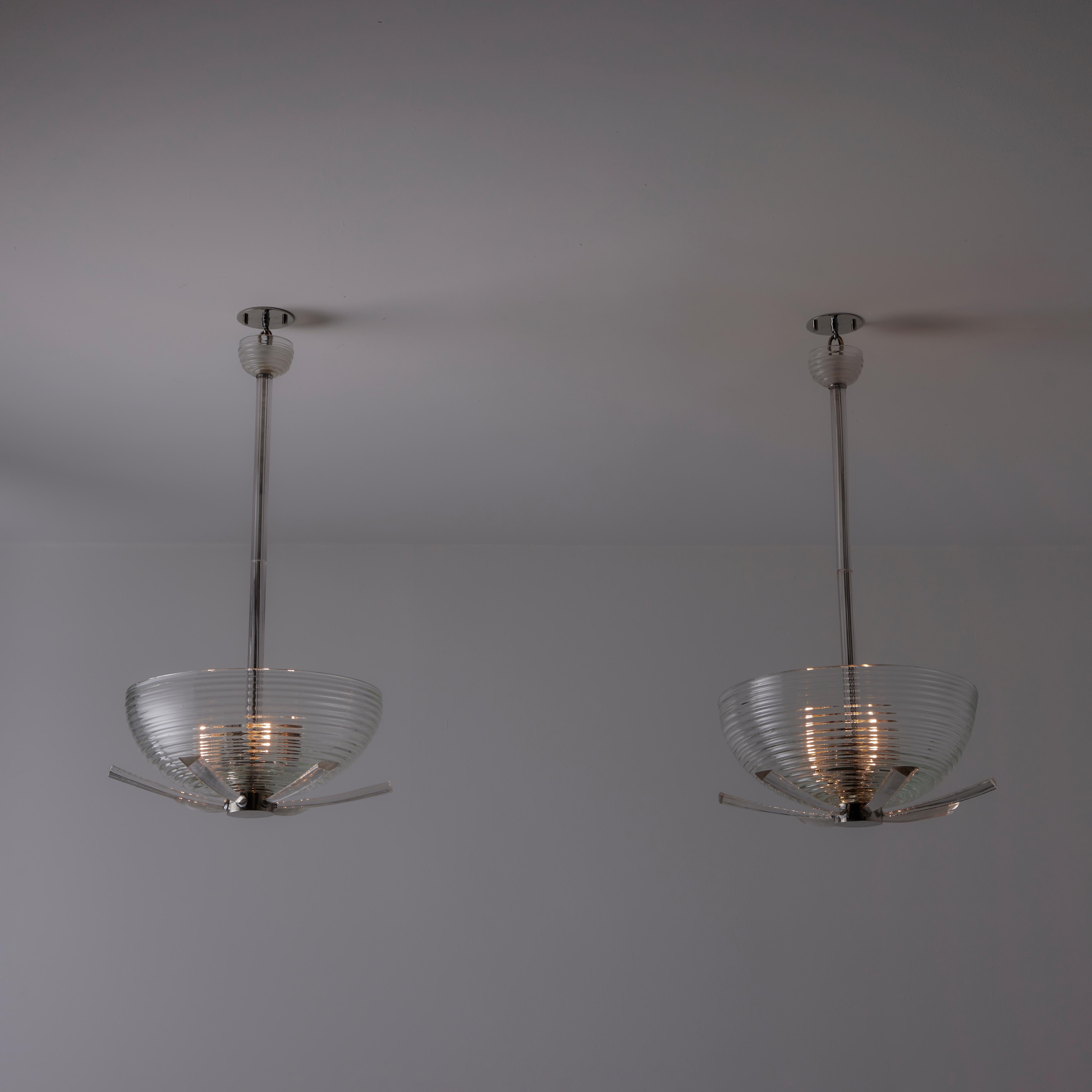 Italian Ceiling Lights by Seguso For Sale