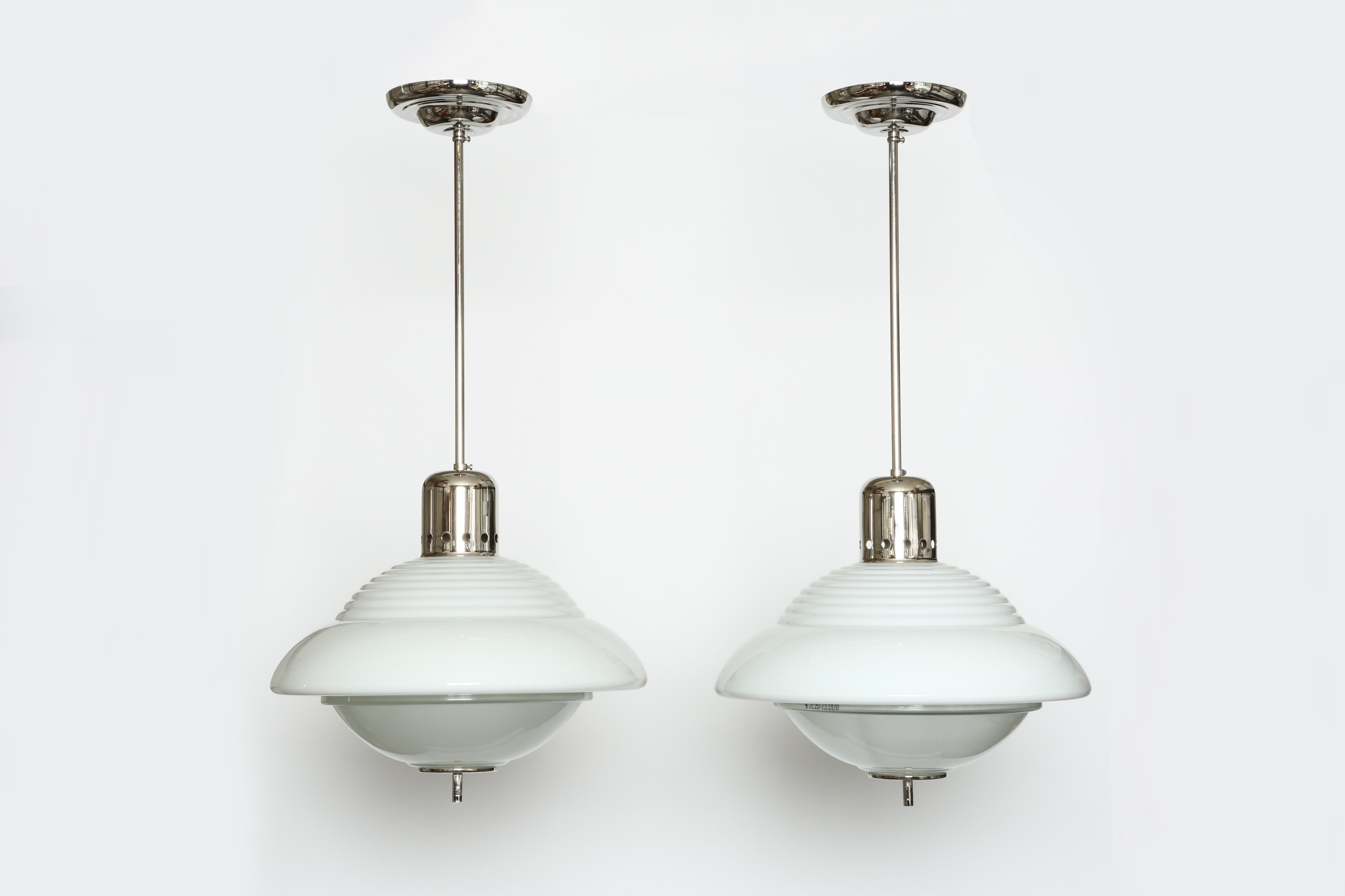 Mid-Century Modern Ceiling lights by Siemens, a pair For Sale