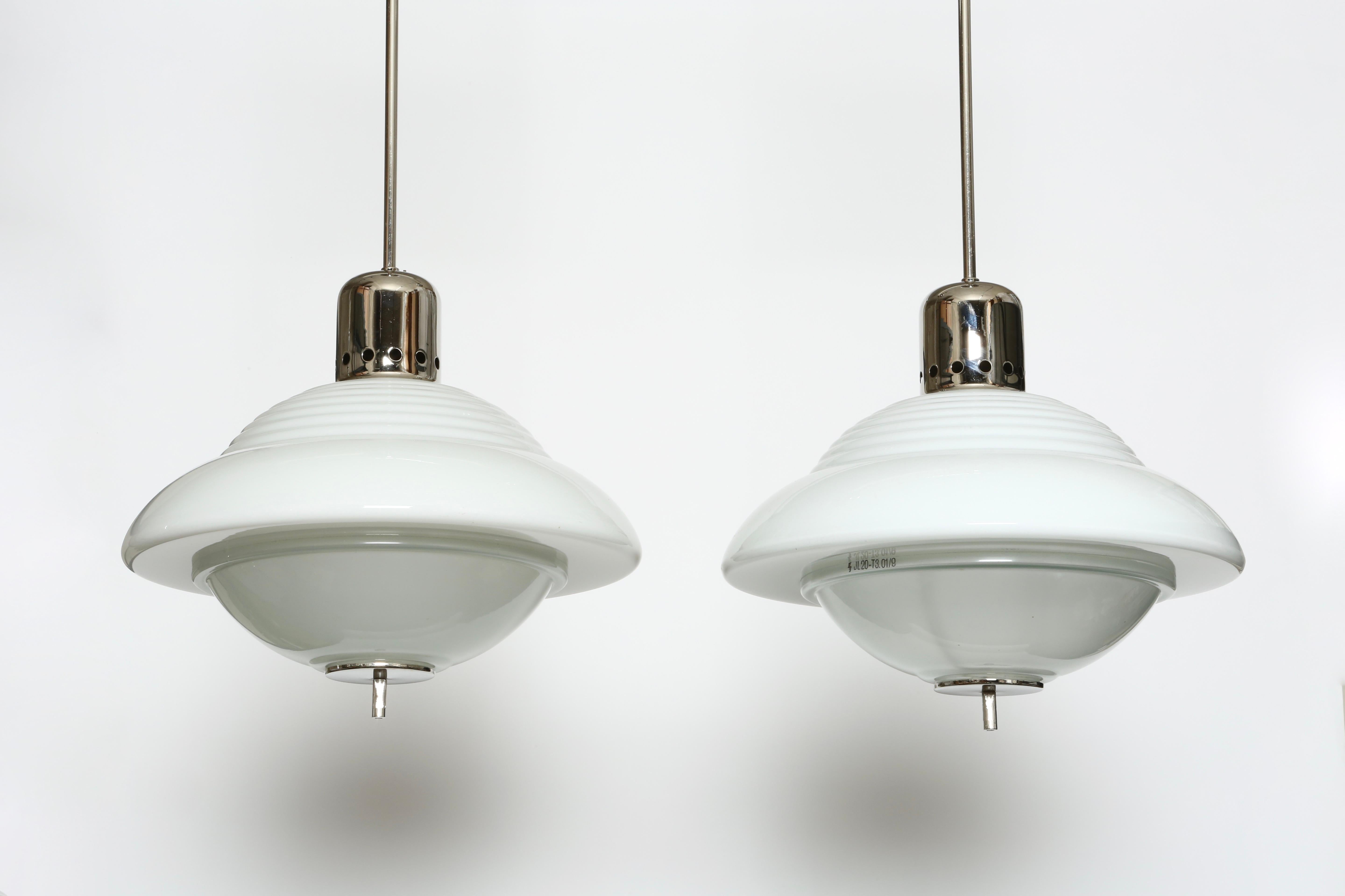 German Siemens ceiling lights, a pair For Sale