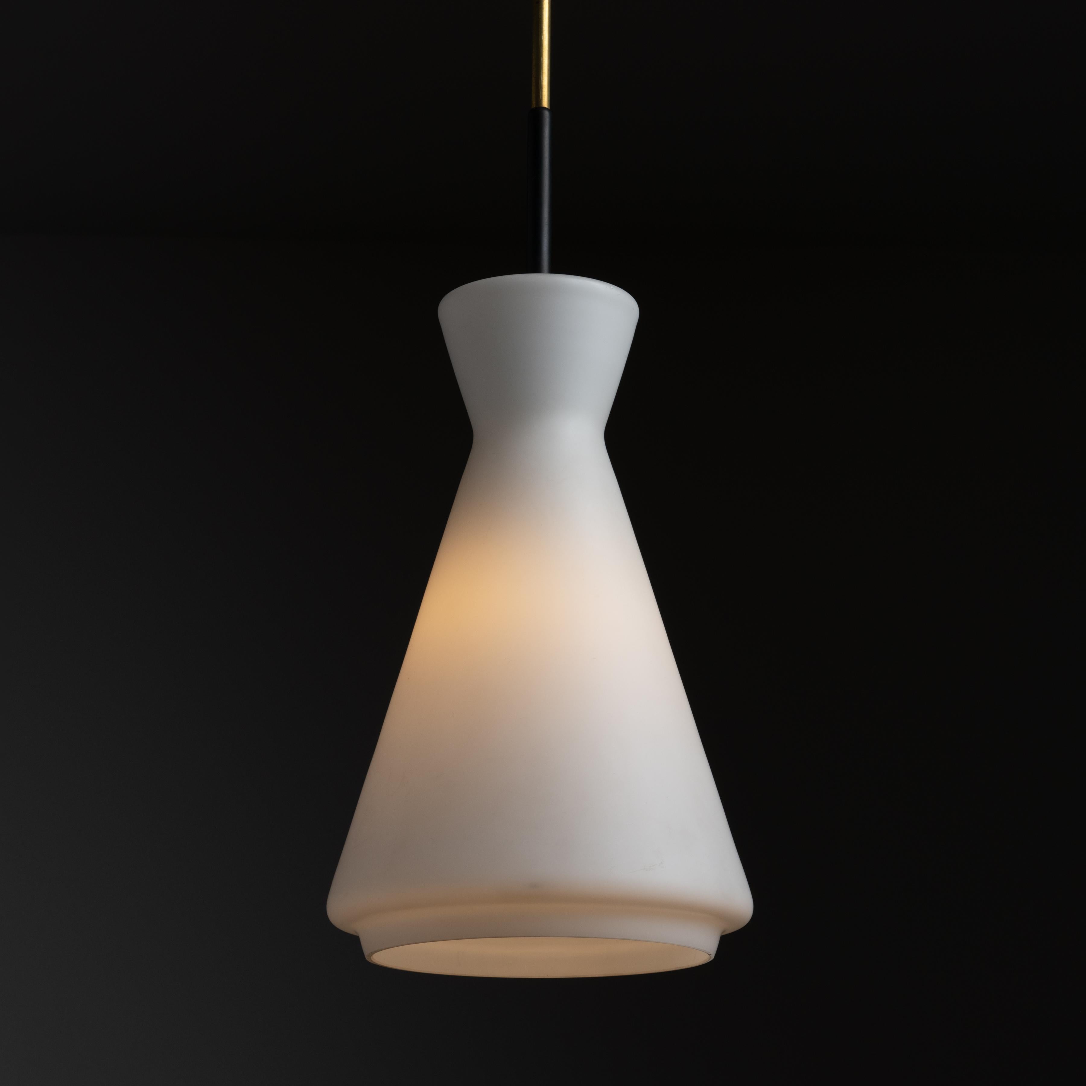 Mid-Century Modern Single Ceiling Light by Stilnovo For Sale