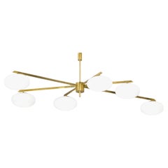 Ceiling Mount Chandelier in the Style of the Italian Designer Angelo Lelli