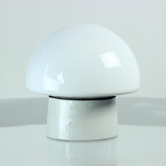 Ceiling Or Wall Lamp In Ceramic & White Opaline Glass, Czechoslovakia 1960s