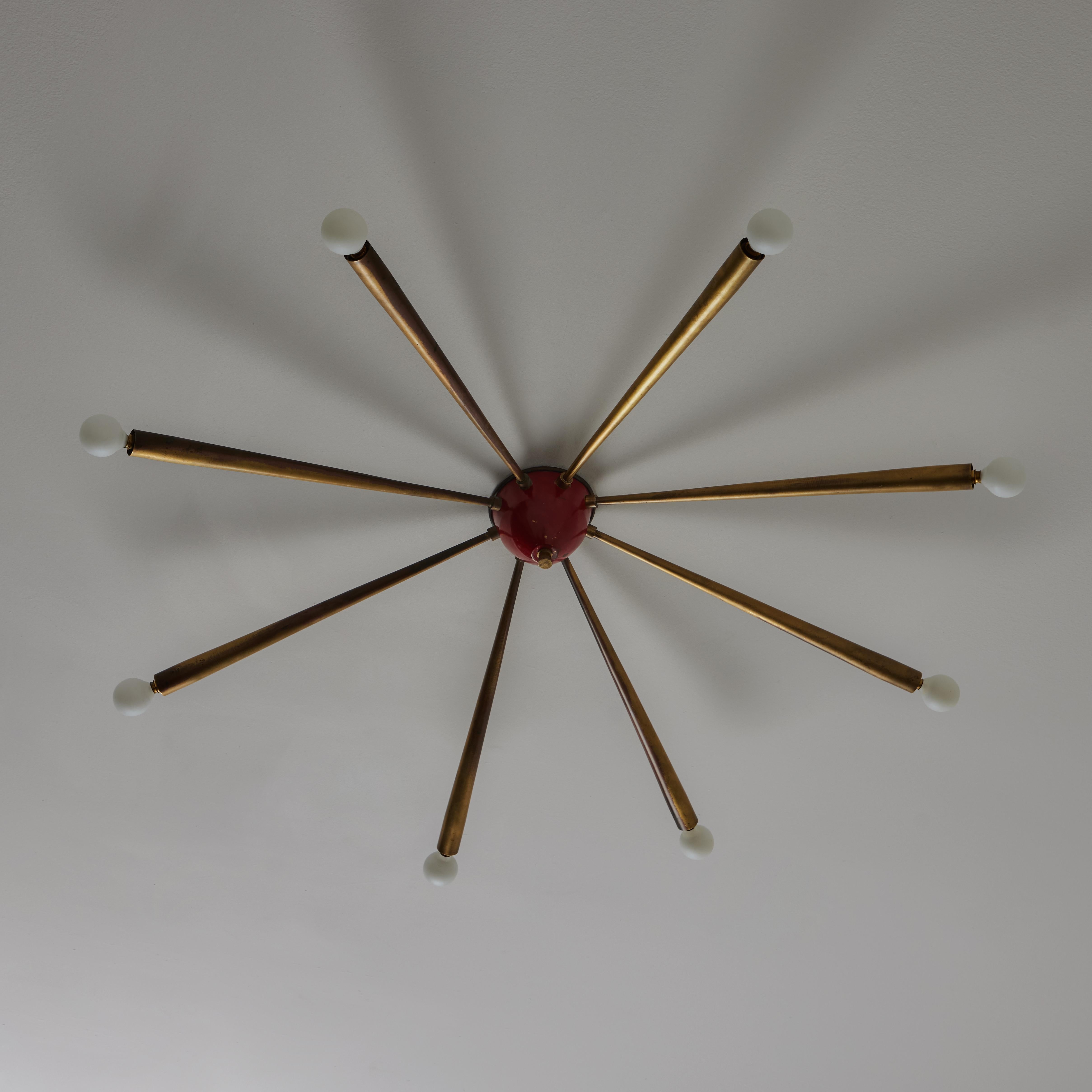 Ceiling or Wall Light Attributed to Oscar Torlasco  For Sale 9