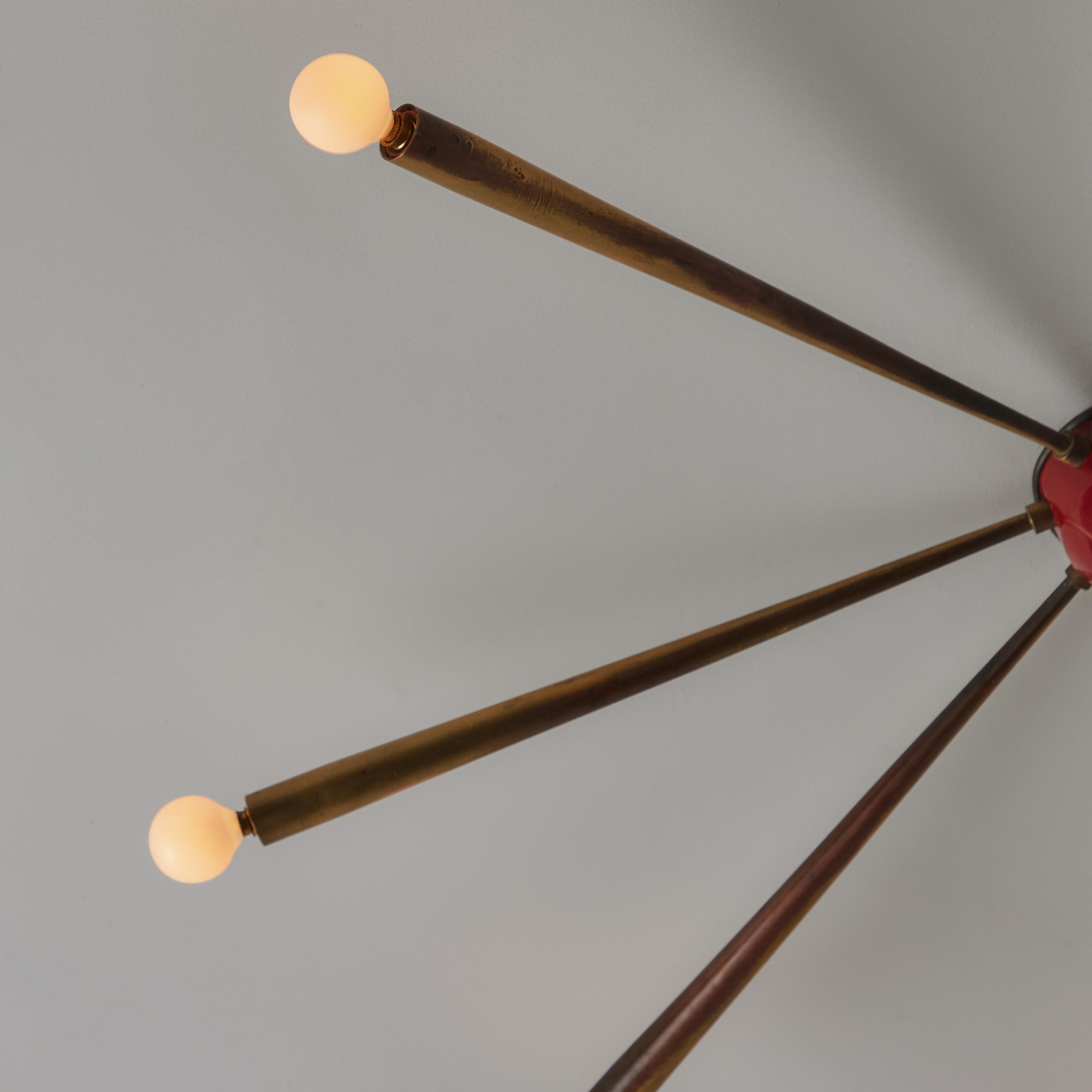 Ceiling or Wall Light Attributed to Oscar Torlasco  In Good Condition For Sale In Los Angeles, CA
